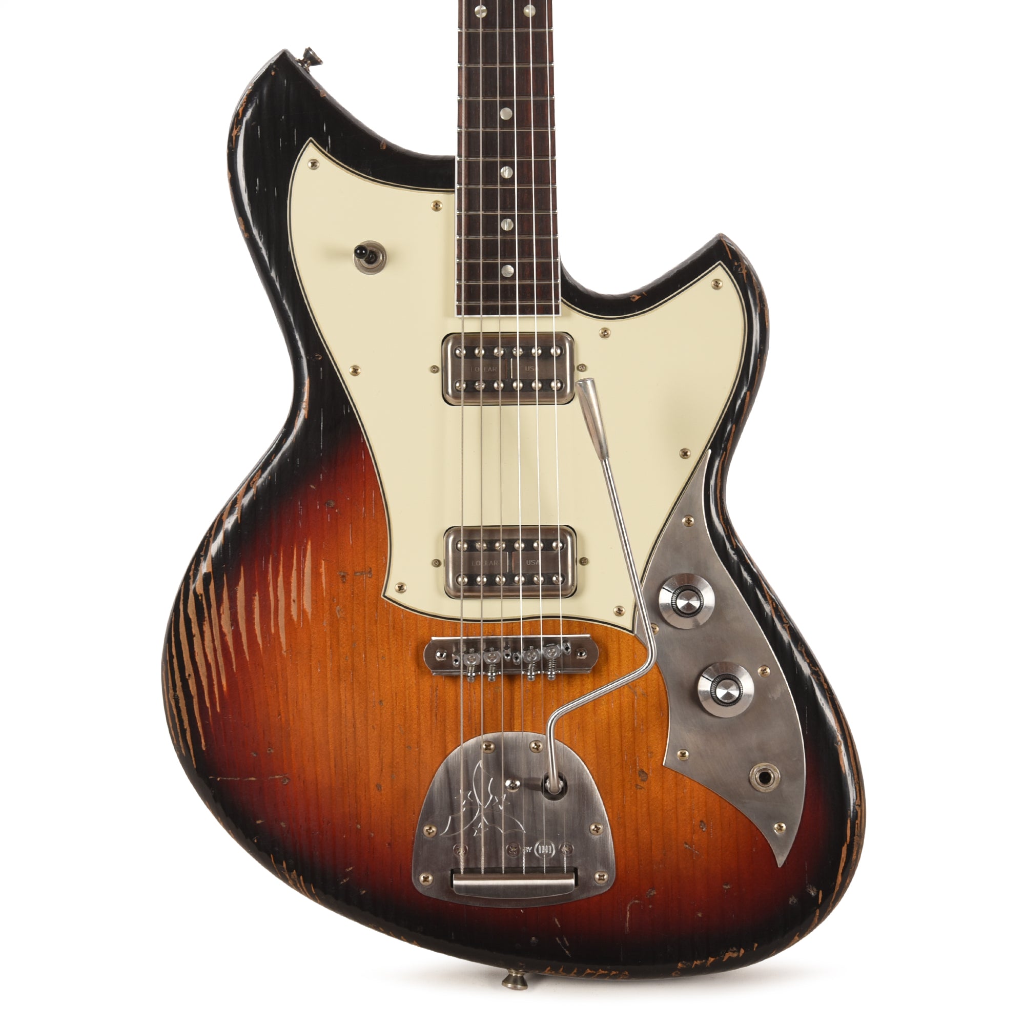 Novo Serus J HH Medium Distress 3-Tone Burst w/Lollar Lollartron Pickups Electric Guitars / Solid Body
