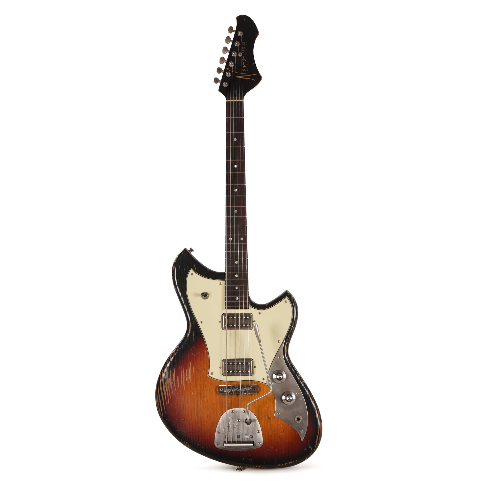 Novo Serus J HH Medium Distress 3-Tone Burst w/Lollar Lollartron Pickups Electric Guitars / Solid Body