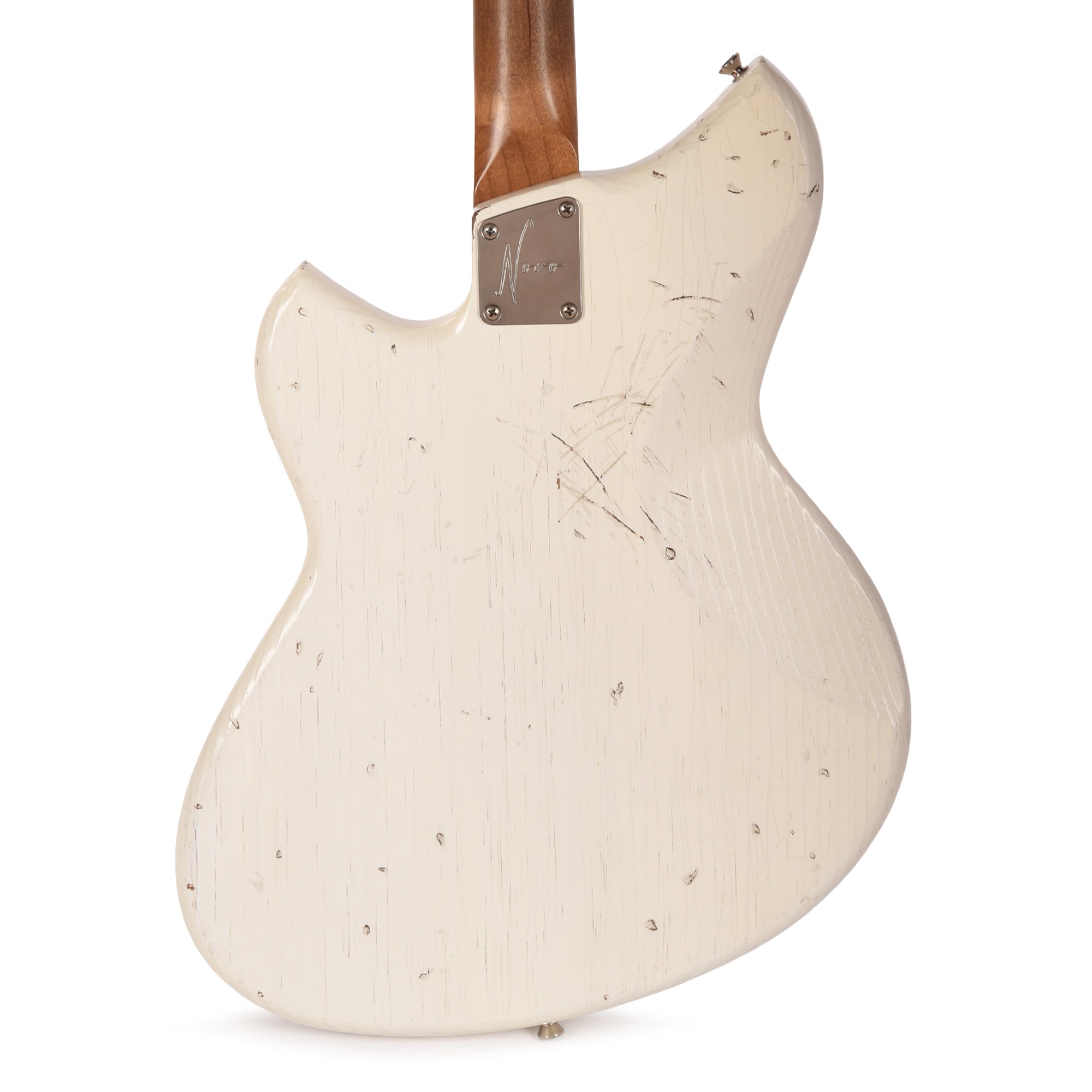 Novo Serus J Light Distress Olympic White w/Fralin P90s Electric Guitars / Solid Body