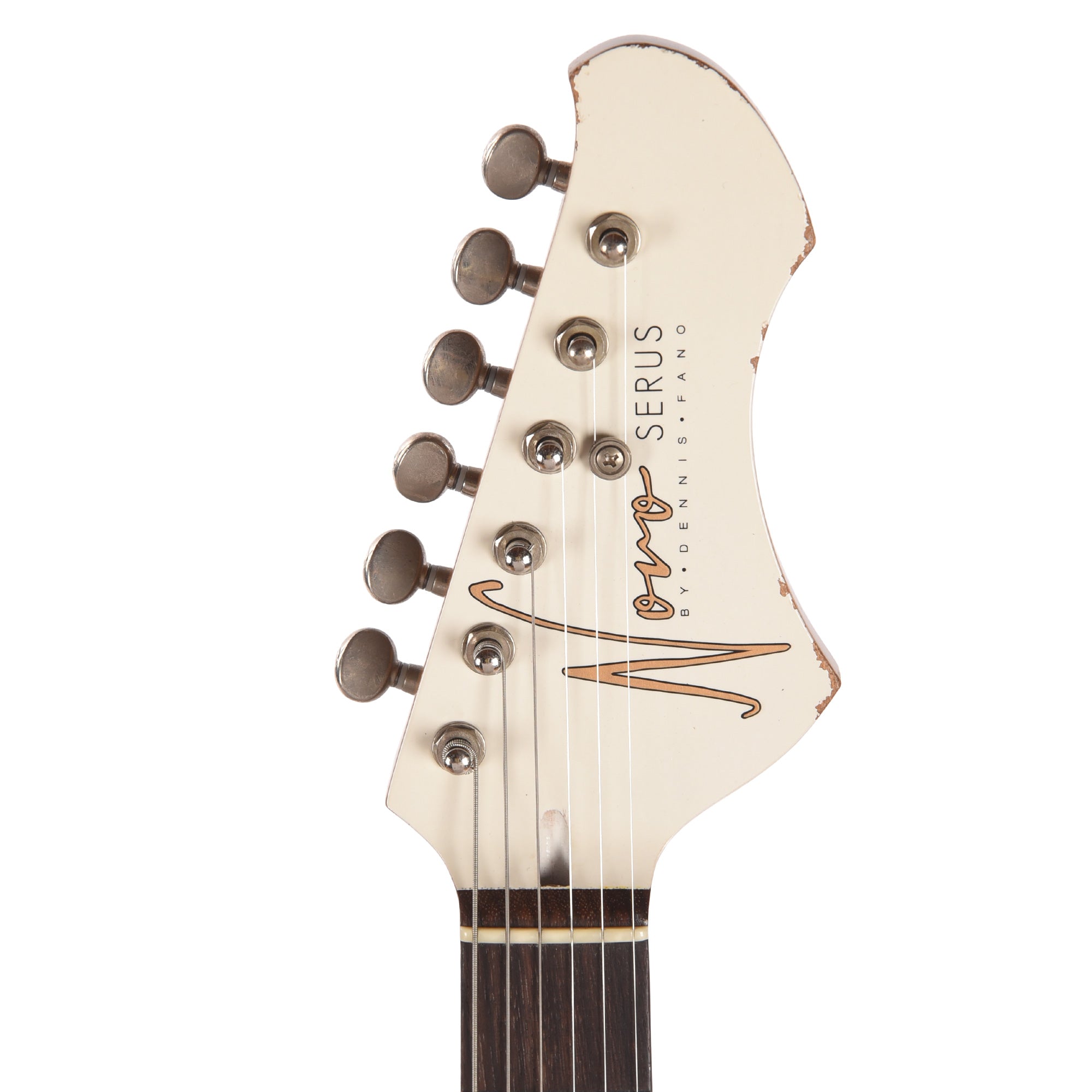 Novo Serus J Light Distress Olympic White w/Fralin P90s Electric Guitars / Solid Body