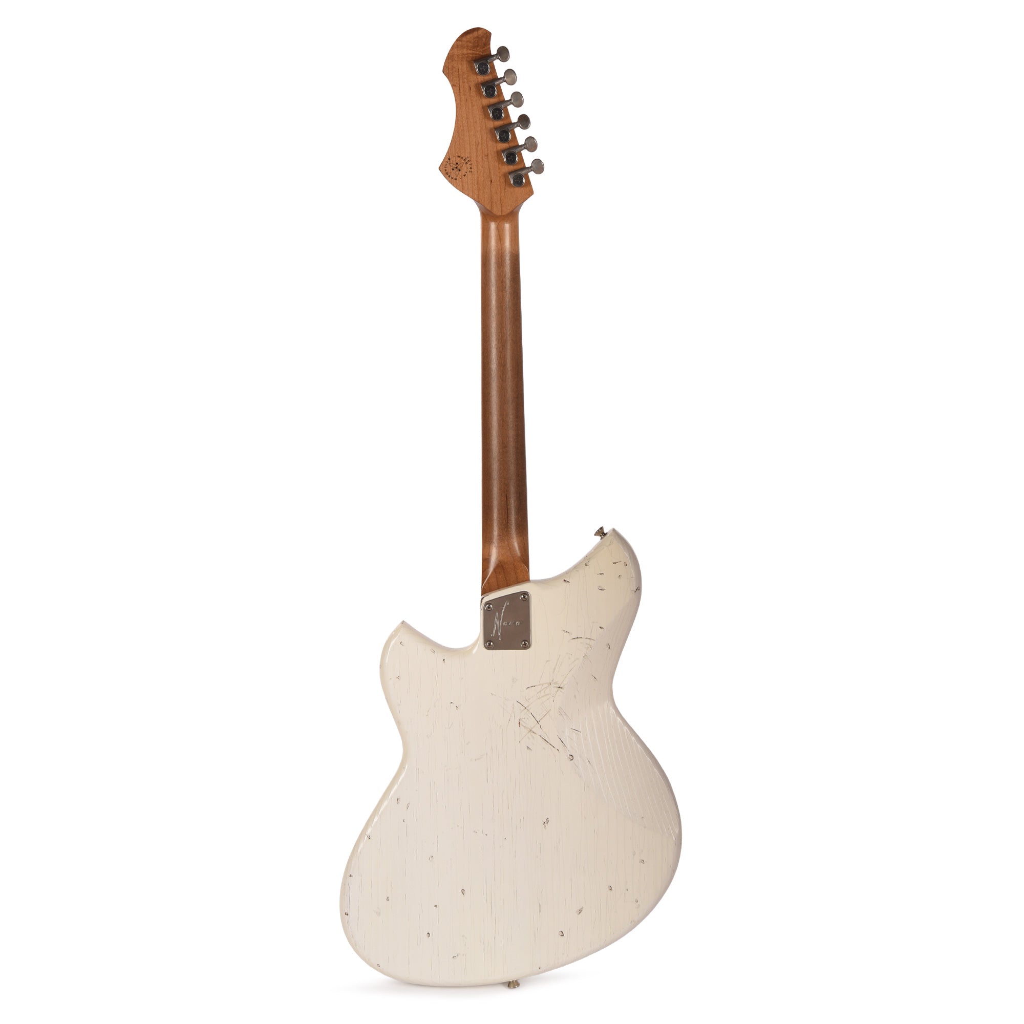 Novo Serus J Light Distress Olympic White w/Fralin P90s Electric Guitars / Solid Body