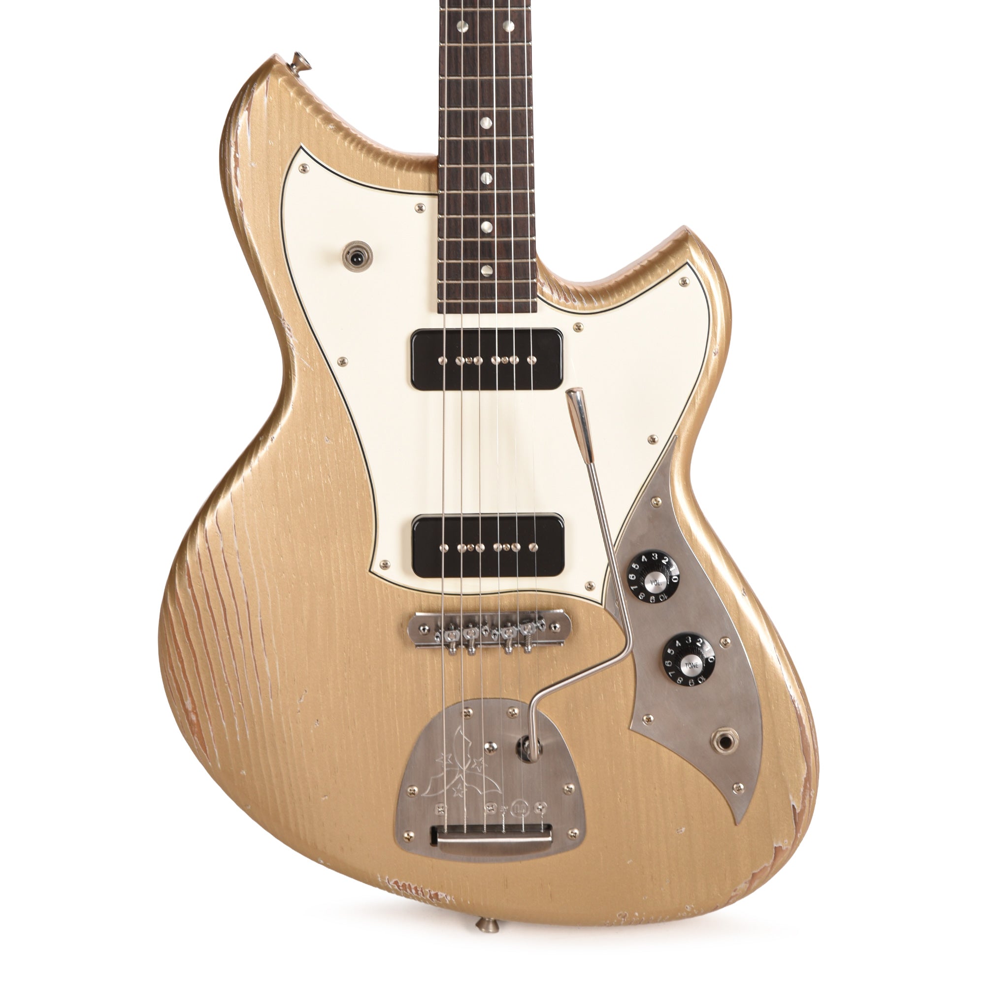 Novo Serus J Medium Distress Shoreline Gold w/Fralin P-90s Electric Guitars / Solid Body