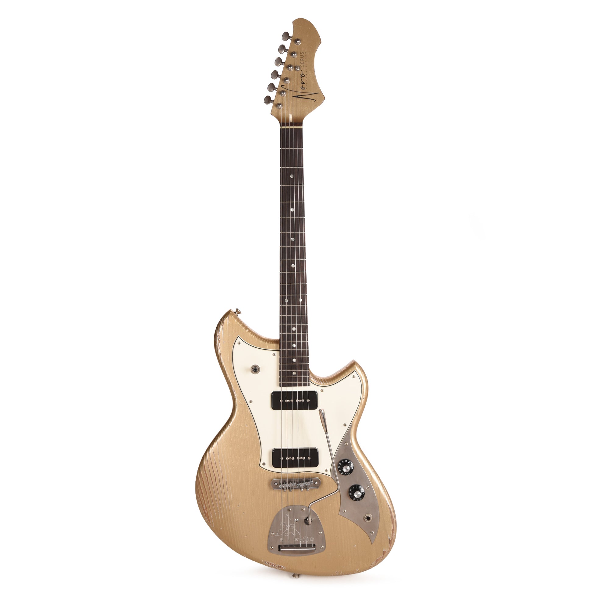 Novo Serus J Medium Distress Shoreline Gold w/Fralin P-90s Electric Guitars / Solid Body