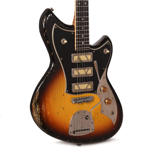 Novo Serus J Medium Distress TV Burst w/Lollar Gold Foils Electric Guitars / Solid Body