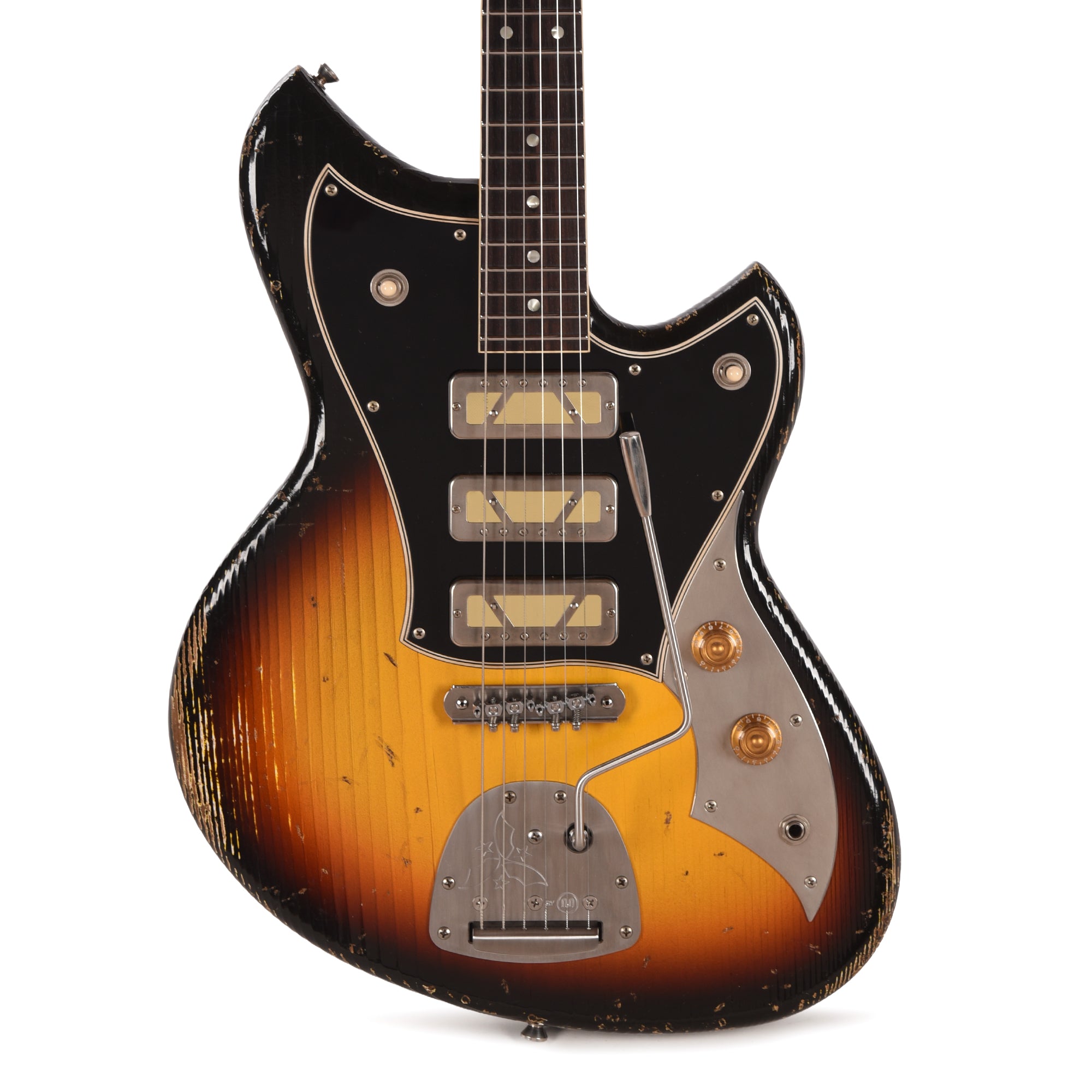 Novo Serus J Medium Distress TV Burst w/Lollar Gold Foils Electric Guitars / Solid Body