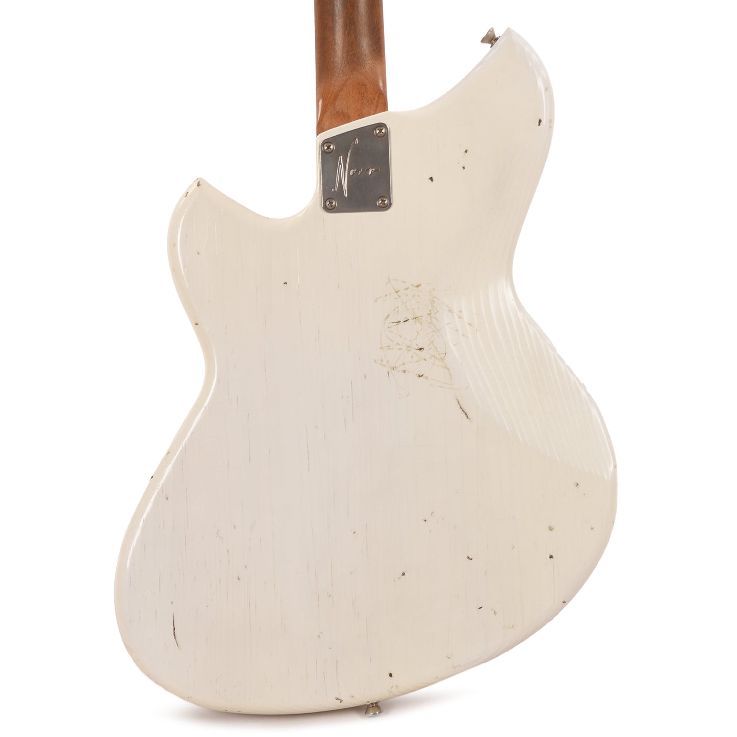 Novo Serus J Olympic White Light Distress w/Fralin P-90 Pickups Electric Guitars / Solid Body