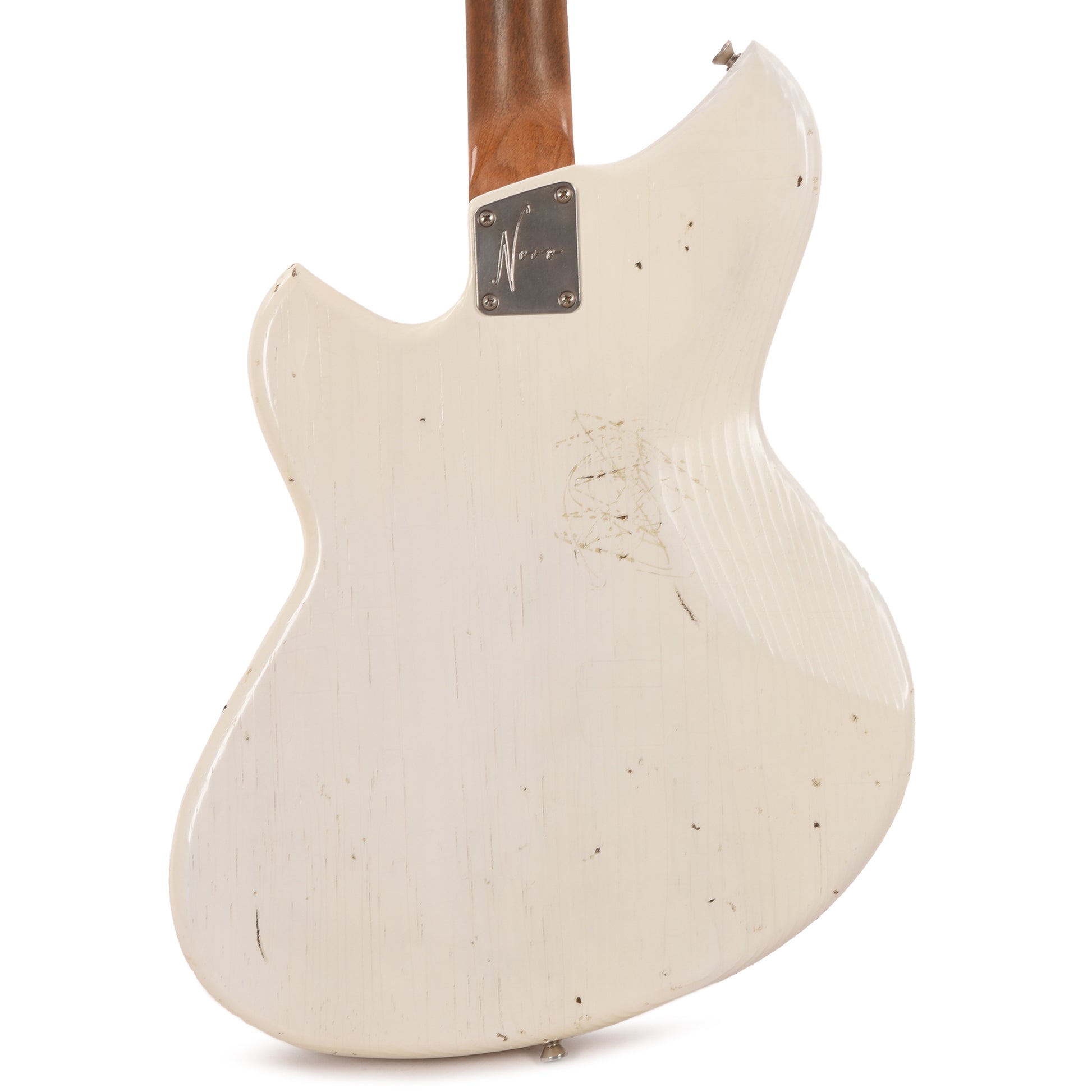 Novo Serus J Olympic White Light Distress w/Fralin P-90 Pickups Electric Guitars / Solid Body