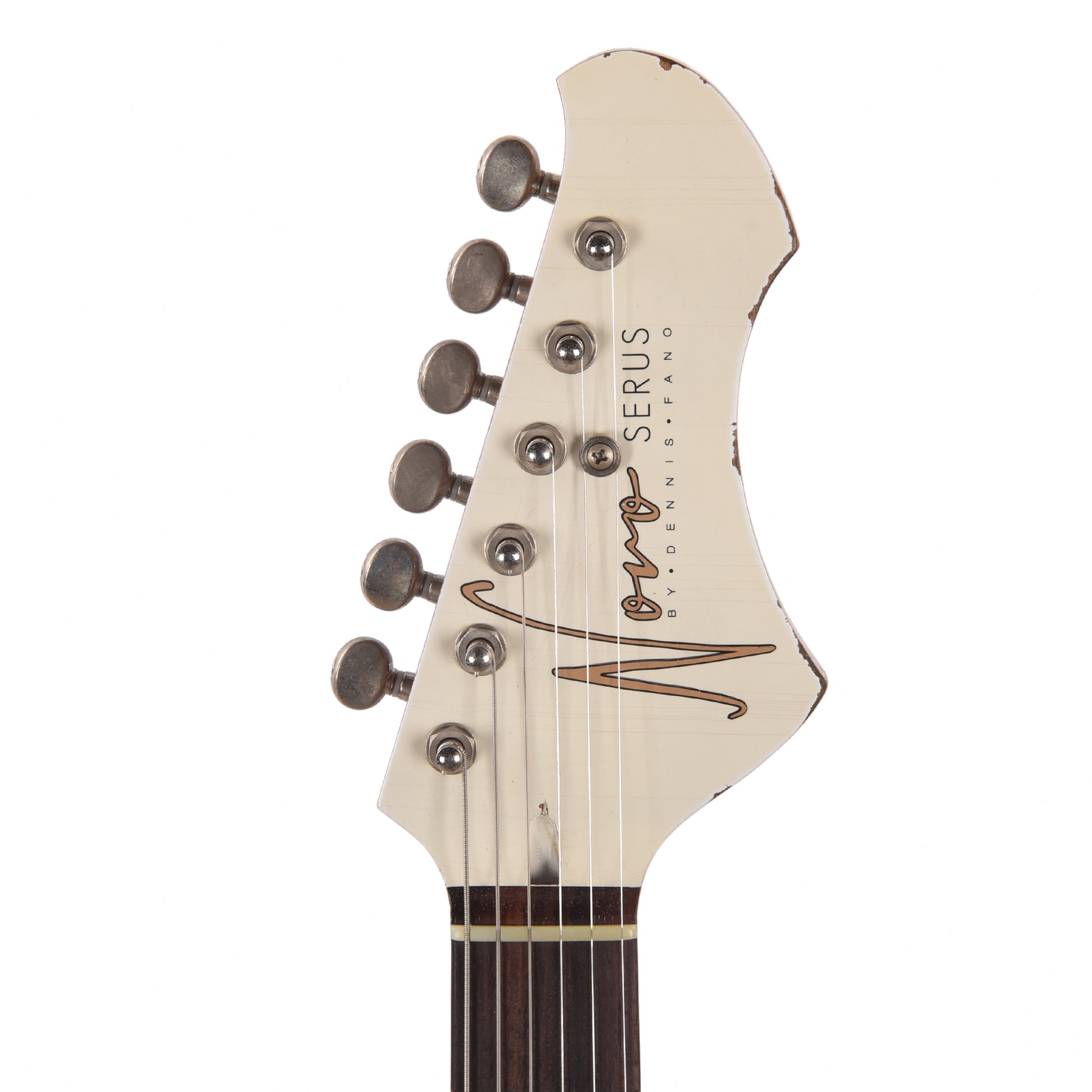 Novo Serus J Olympic White Light Distress w/Fralin P-90 Pickups Electric Guitars / Solid Body