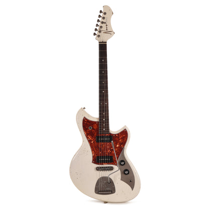 Novo Serus J Olympic White Light Distress w/Fralin P-90 Pickups Electric Guitars / Solid Body