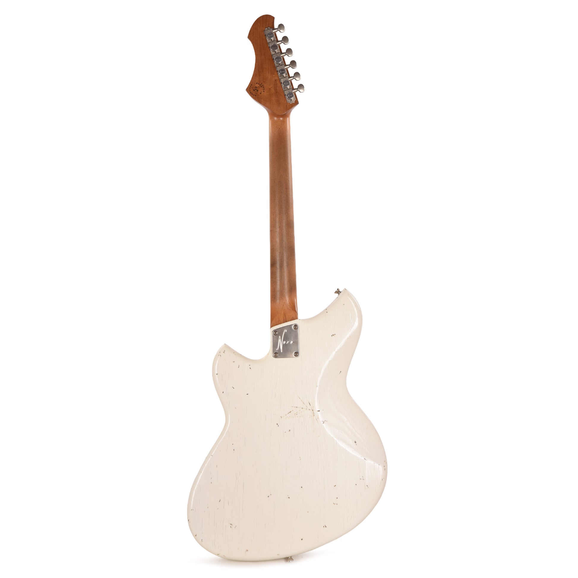 Novo Serus J Olympic White Light Distress w/Fralin P-90 Pickups Electric Guitars / Solid Body