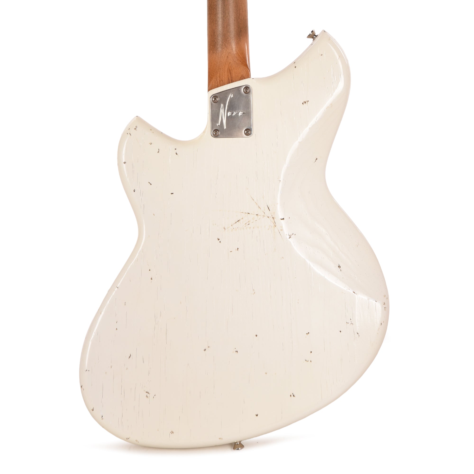 Novo Serus J Olympic White Light Distress w/Fralin P-90 Pickups Electric Guitars / Solid Body