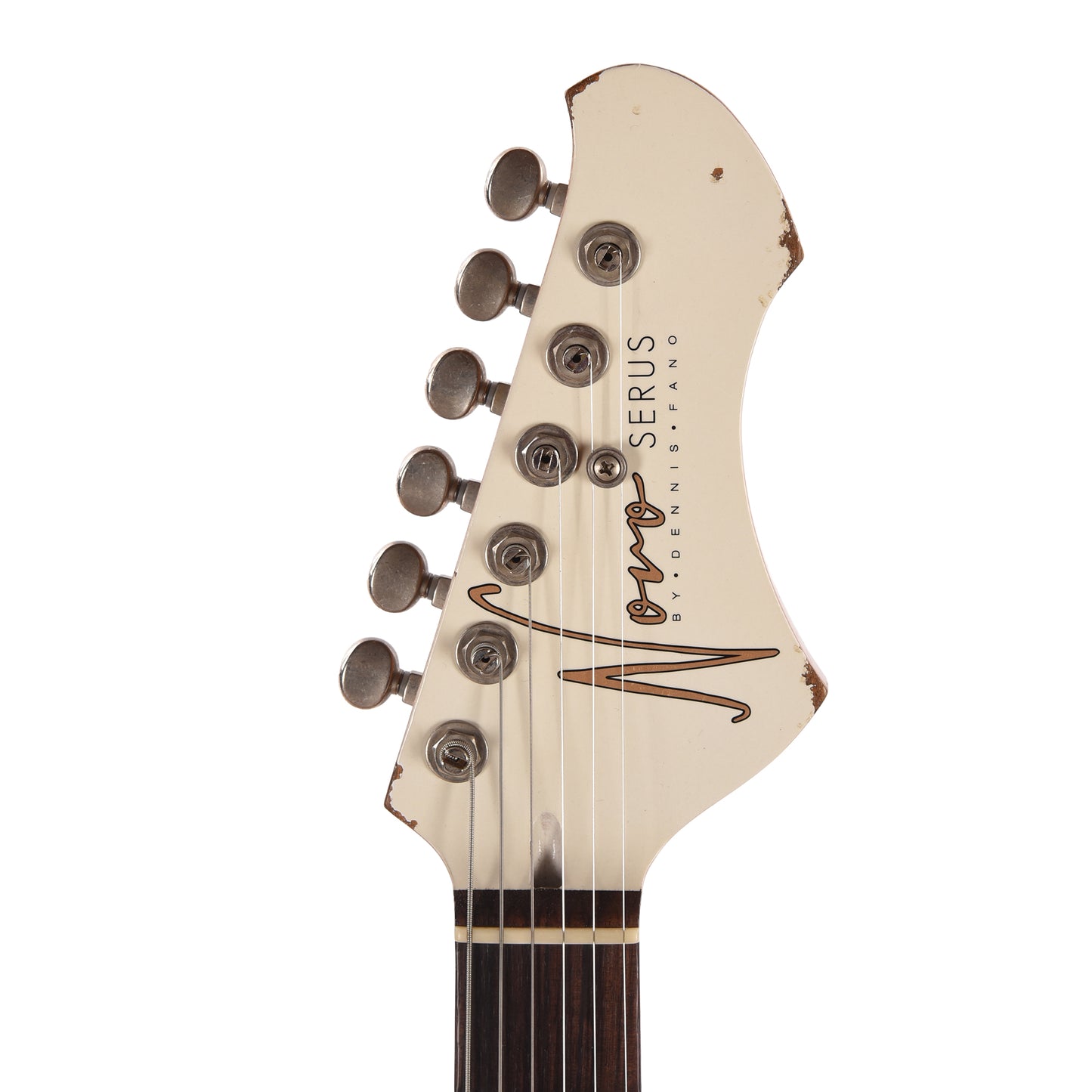 Novo Serus J Olympic White Light Distress w/Fralin P-90 Pickups Electric Guitars / Solid Body