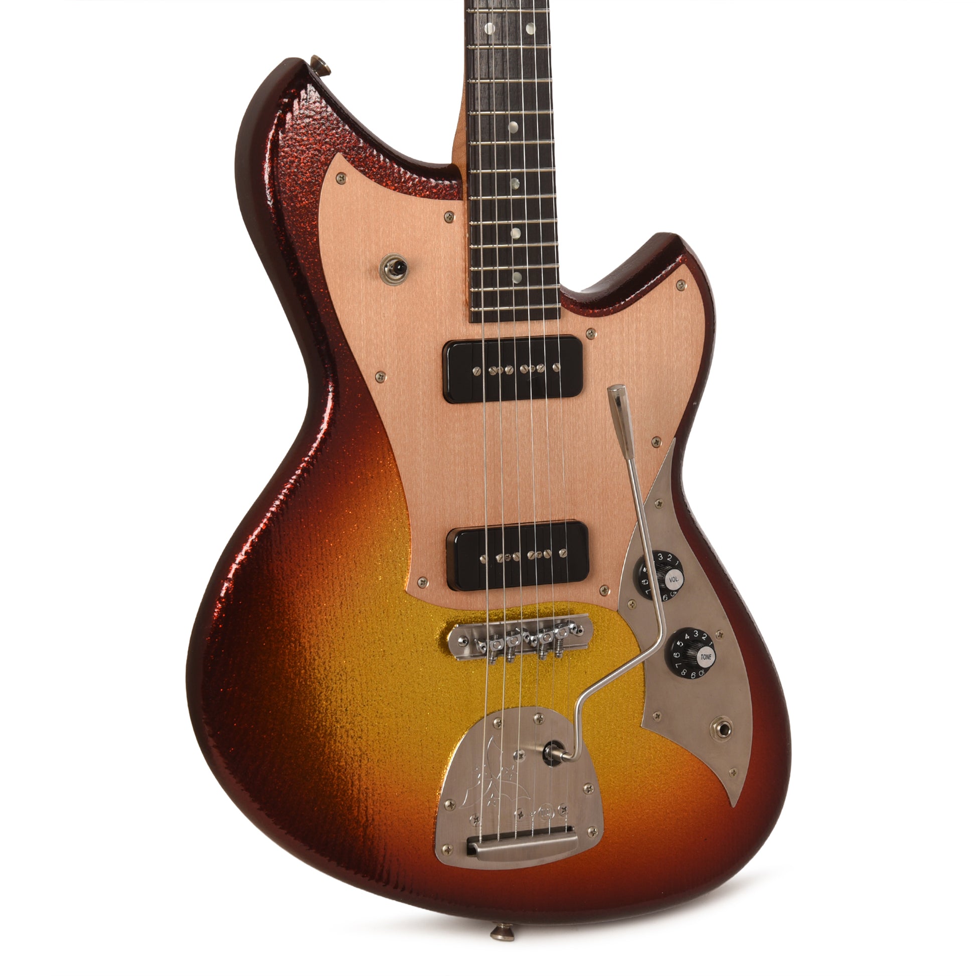 Novo Serus J Sienna Burst Sparkle Extra Light Distress w/Fralin P90s Electric Guitars / Solid Body