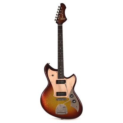 Novo Serus J Sienna Burst Sparkle Extra Light Distress w/Fralin P90s Electric Guitars / Solid Body