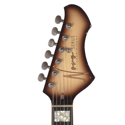 Novo Serus J Toasted Marshallow Burst Light Distress w/Fralin Pure PAF Humbuckers & Matching Pickguard Electric Guitars / Solid Body