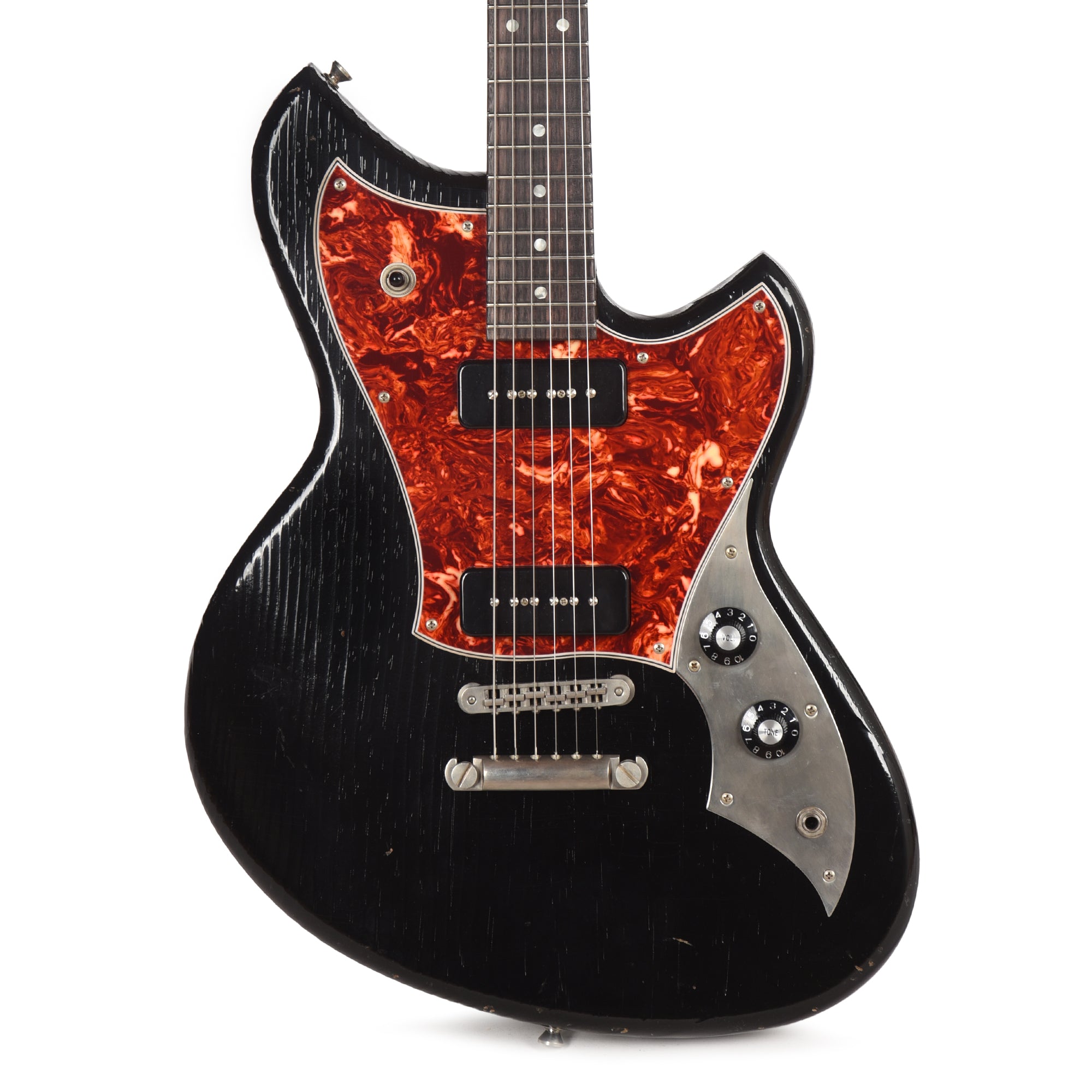 Novo Serus P2 Bull Black Light Distress w/Fralin P-90s Electric Guitars / Solid Body