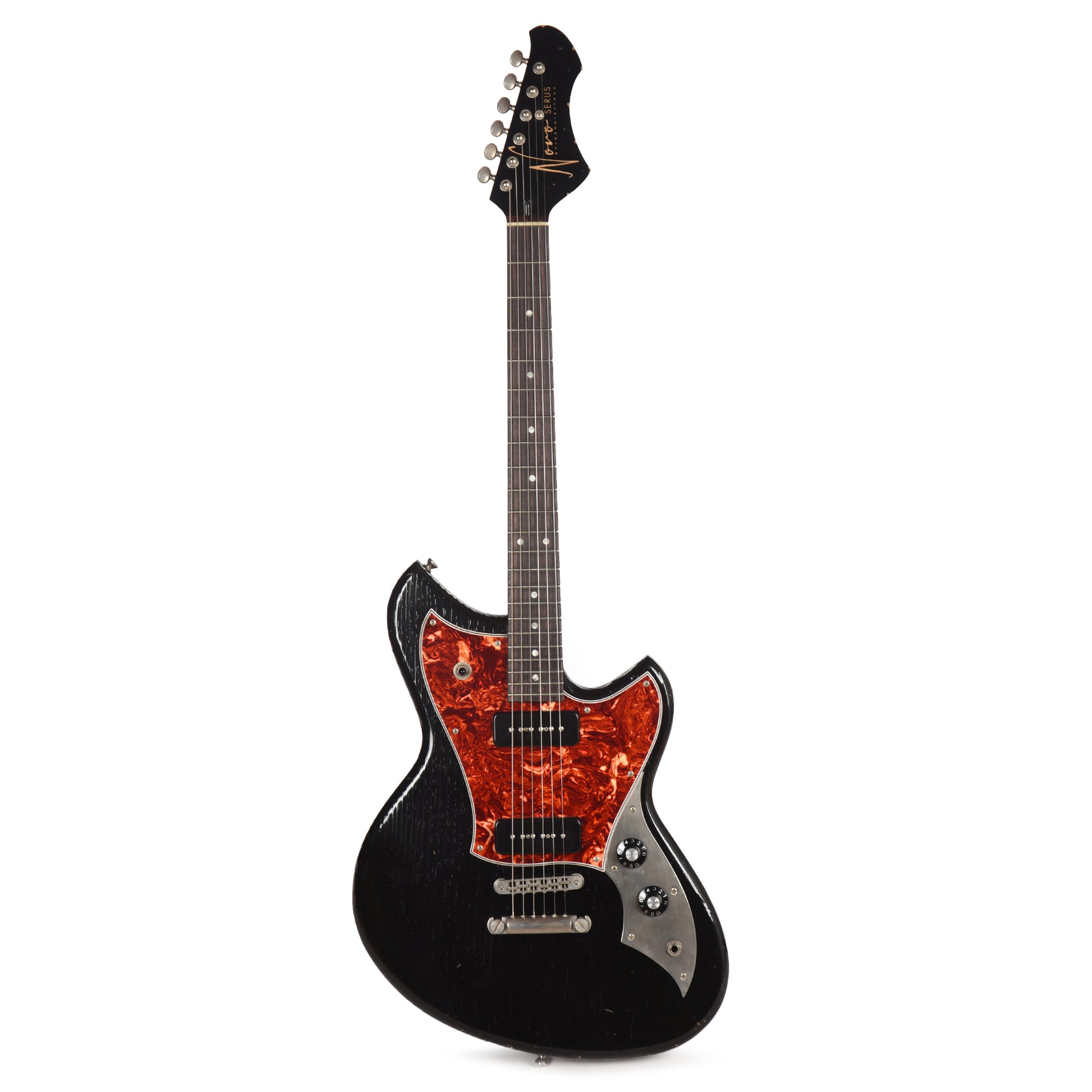 Novo Serus P2 Bull Black Light Distress w/Fralin P-90s Electric Guitars / Solid Body