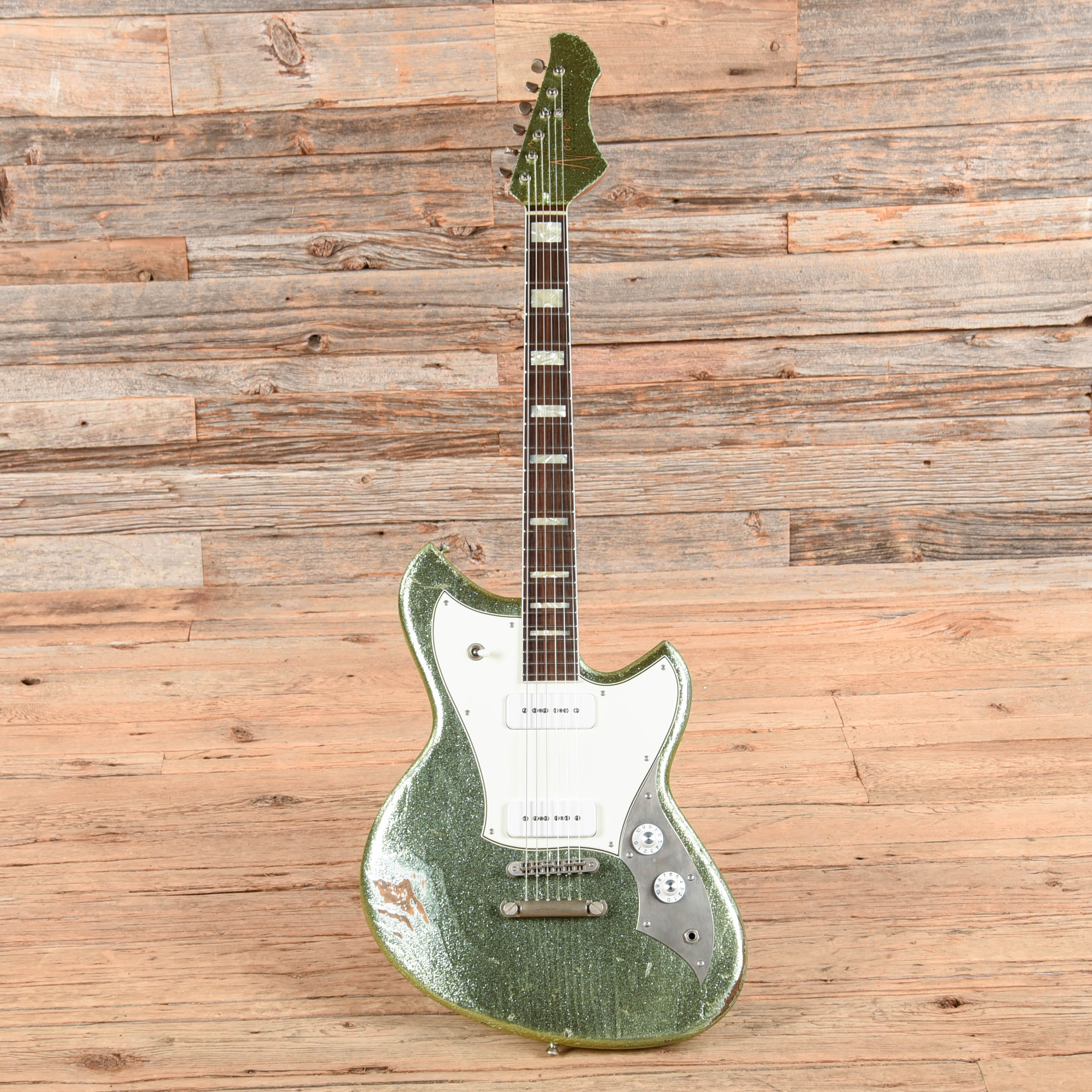 Novo Serus P2 Coke Bottle Green Sparkle Electric Guitars / Solid Body