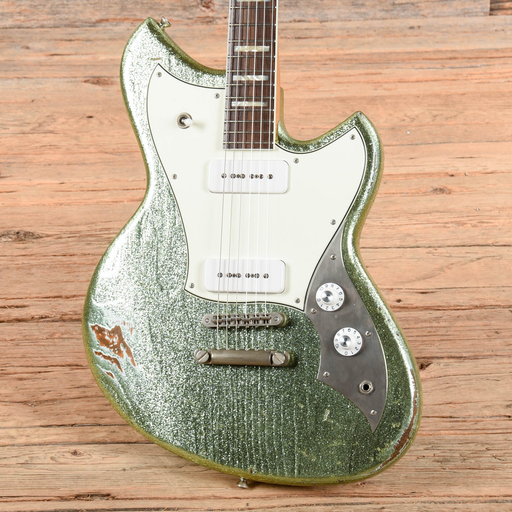 Novo Serus P2 Coke Bottle Green Sparkle Electric Guitars / Solid Body