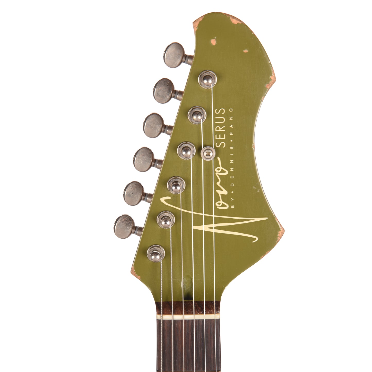 Novo Serus P2 Medium Distress Uffington Green w/Novo Gold Foils by Lollar Electric Guitars / Solid Body