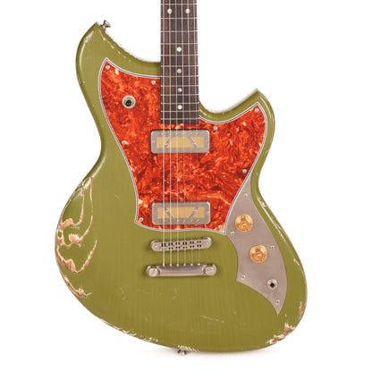 Novo Serus P2 Medium Distress Uffington Green w/Novo Gold Foils by Lollar Electric Guitars / Solid Body