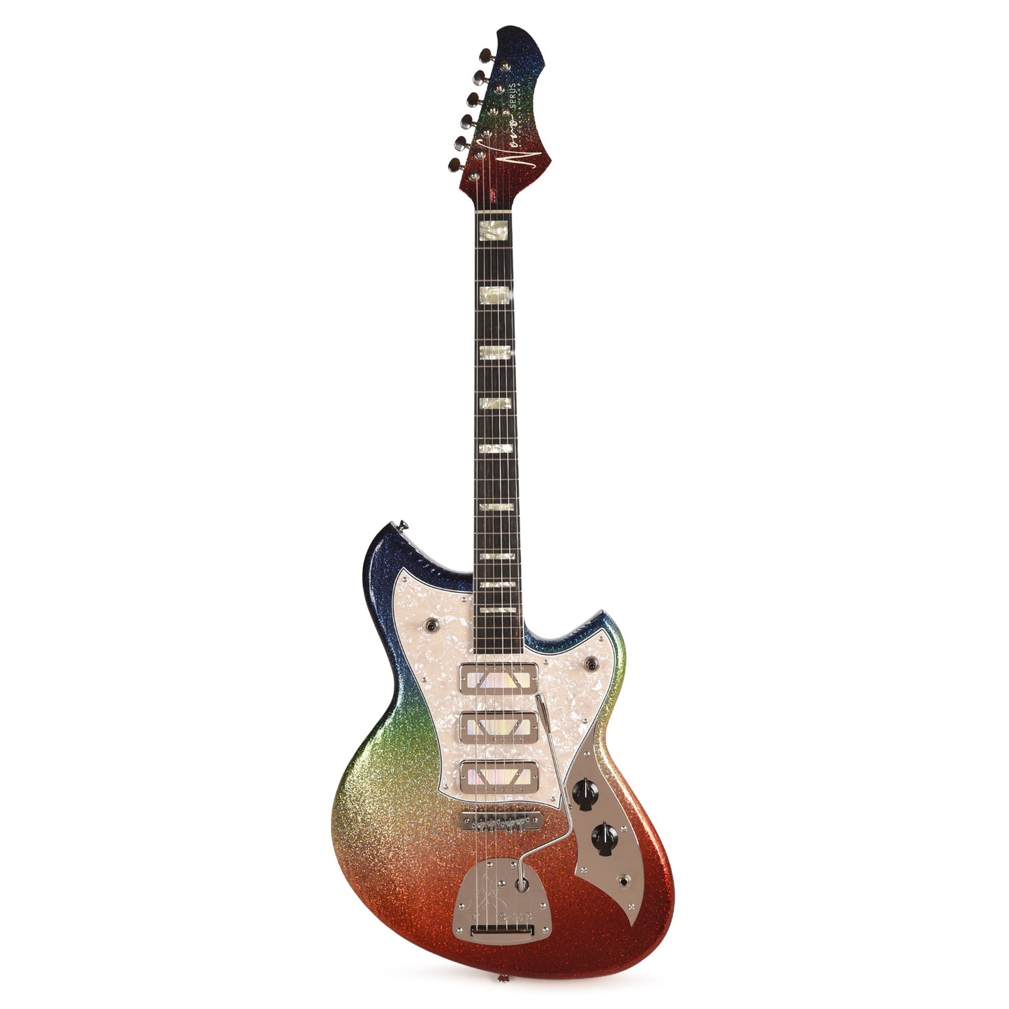 Novo Signature Serus J Dark Side Sparkle Extra Light Distress w/Lollar Technicolor Foil Pickups Electric Guitars / Solid Body