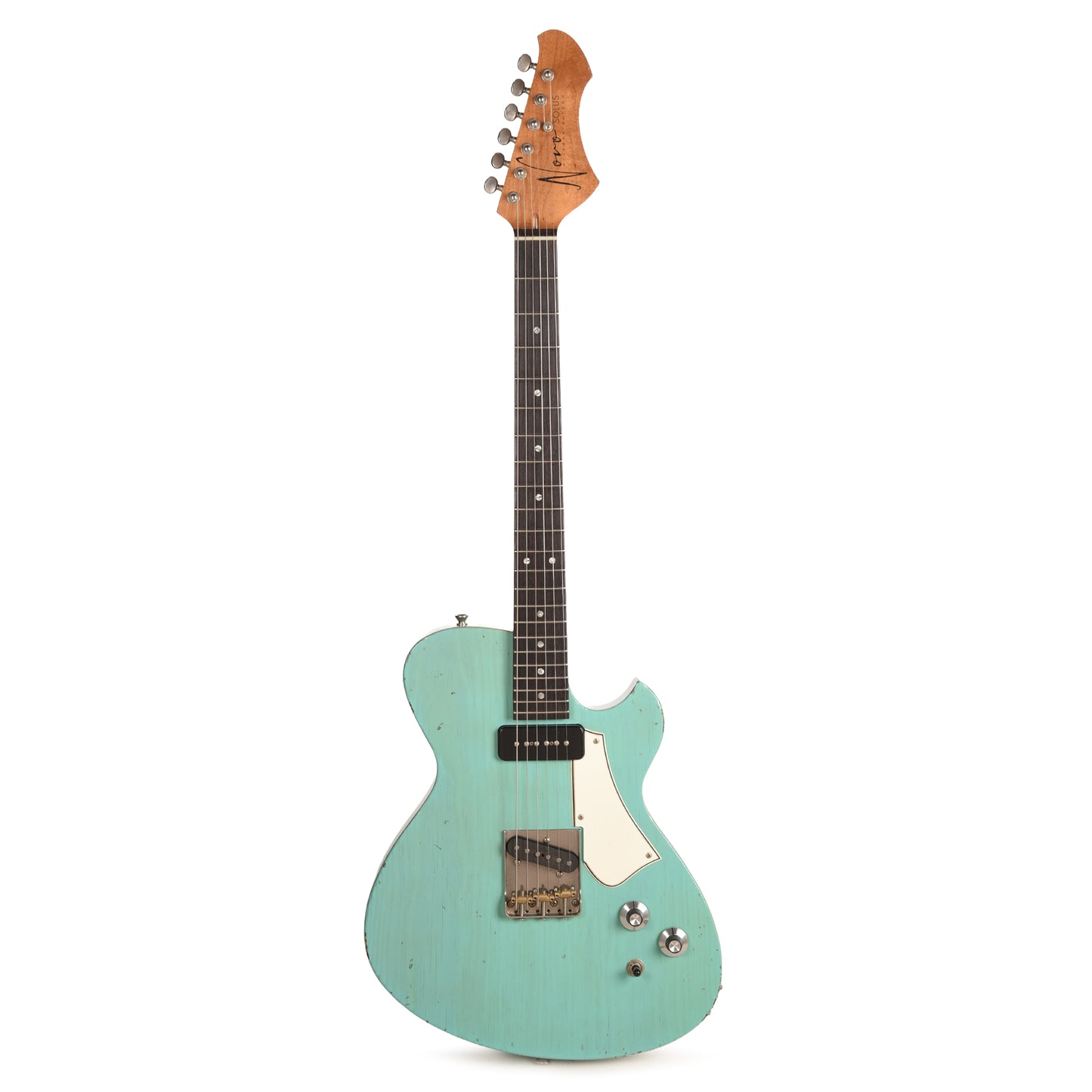 Novo Solus F2 Foam Mary Kaye Light Distress w/Fralin Tele Pickup & P90 Electric Guitars / Solid Body