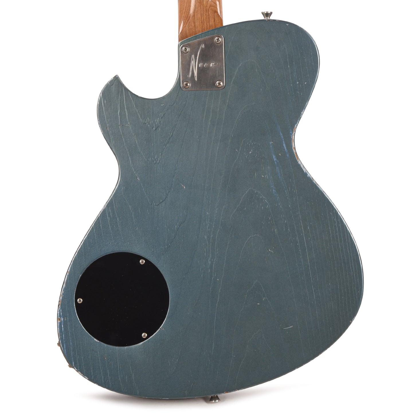 Novo Solus H2 Aged Pelham Blue Light Distress w/Fralin Pure PAF Humbuckers Electric Guitars / Solid Body