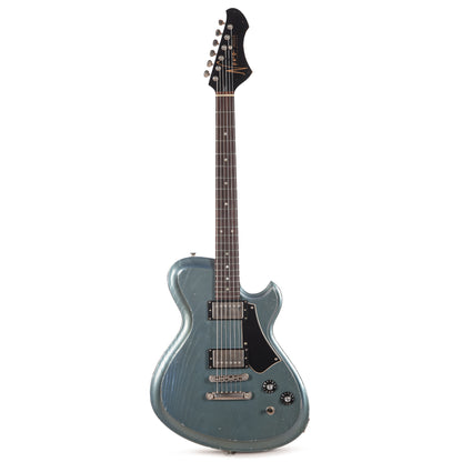 Novo Solus H2 Aged Pelham Blue Light Distress w/Fralin Pure PAF Humbuckers Electric Guitars / Solid Body