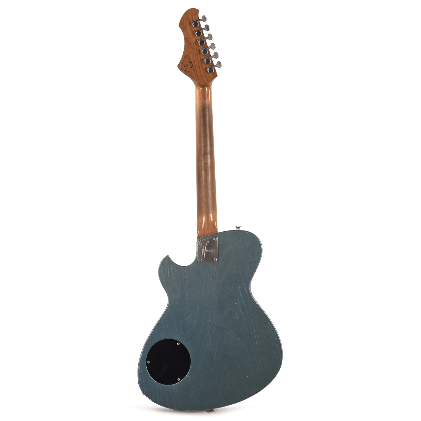 Novo Solus H2 Aged Pelham Blue Light Distress w/Fralin Pure PAF Humbuckers Electric Guitars / Solid Body