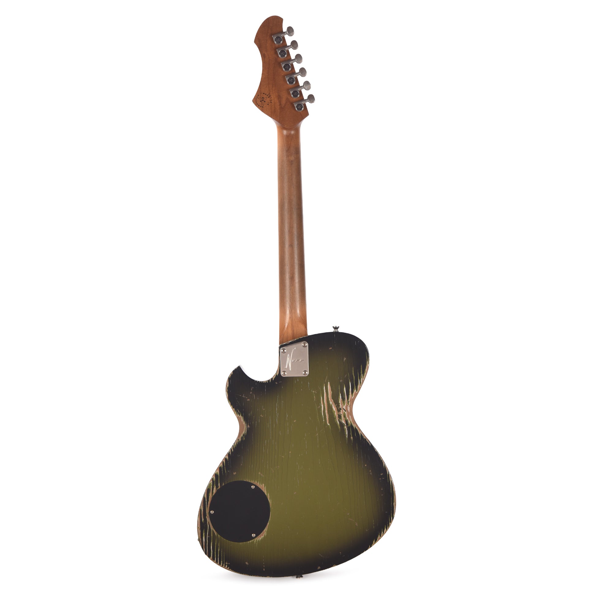 Novo Solus H2 Medium Distress Uffington Burst w/Fralin Pure PAF Humbuckers Electric Guitars / Solid Body