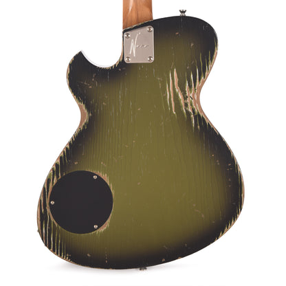 Novo Solus H2 Medium Distress Uffington Burst w/Fralin Pure PAF Humbuckers Electric Guitars / Solid Body