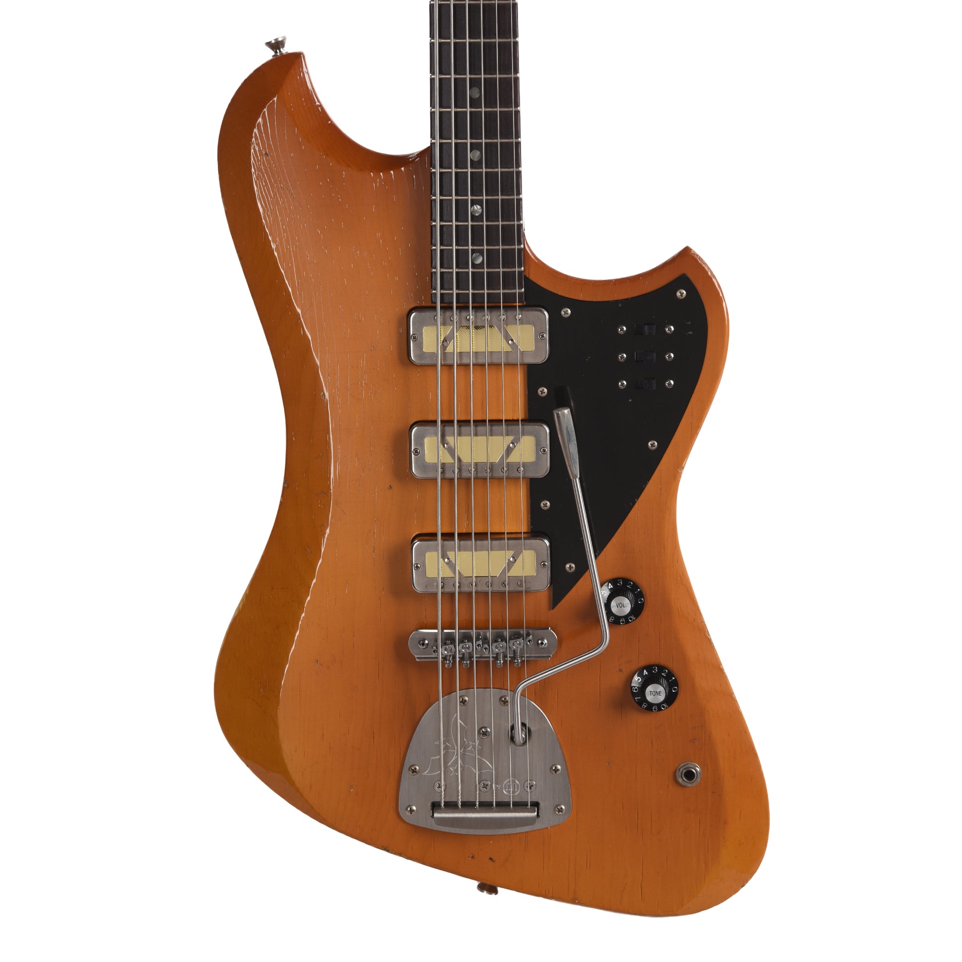 Novo Voltur B6 Nicotine Blonde Light Distress Electric Guitars / Solid Body