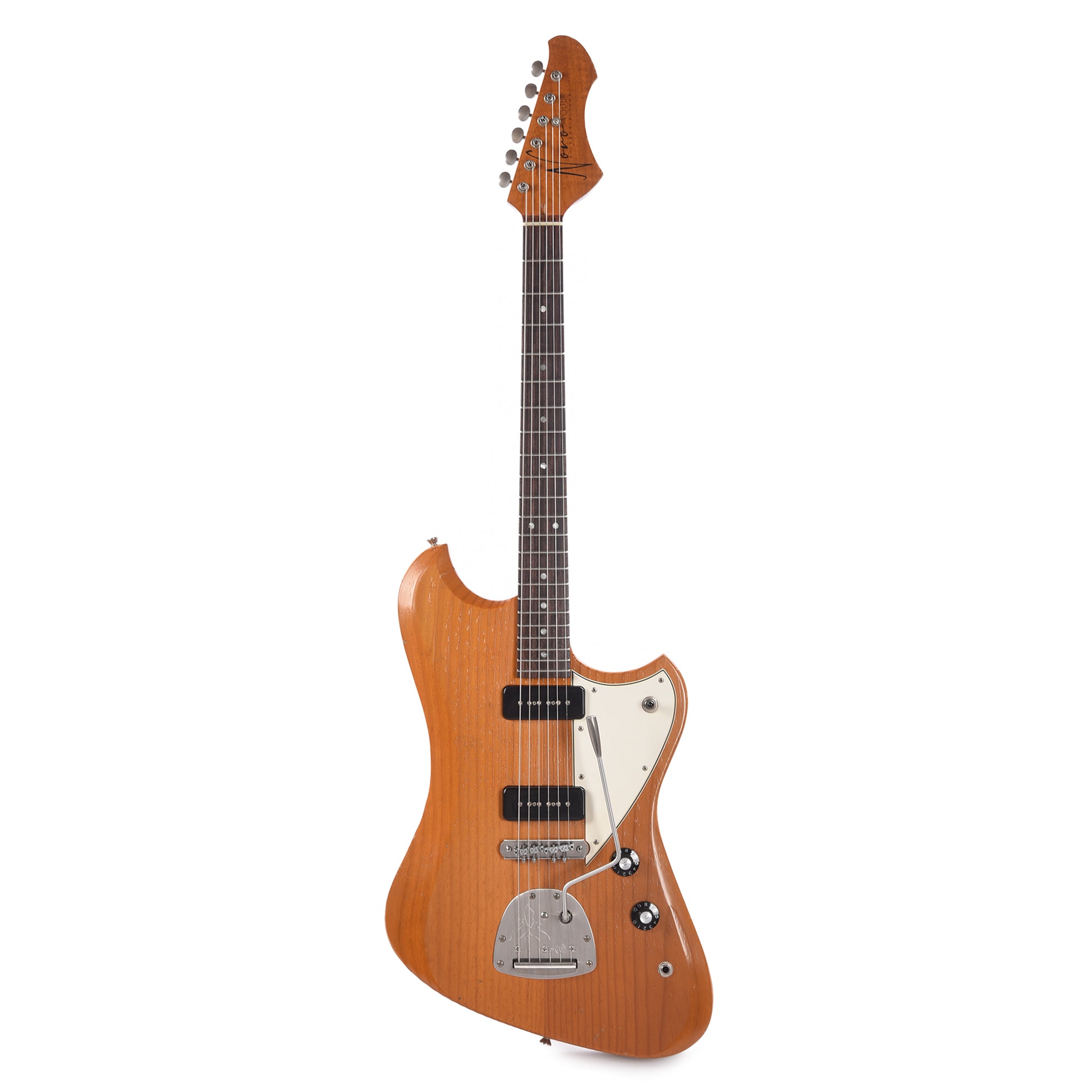 Novo Voltur J Amber Light Relic w/Fralian P-90 Pickups Electric Guitars / Solid Body