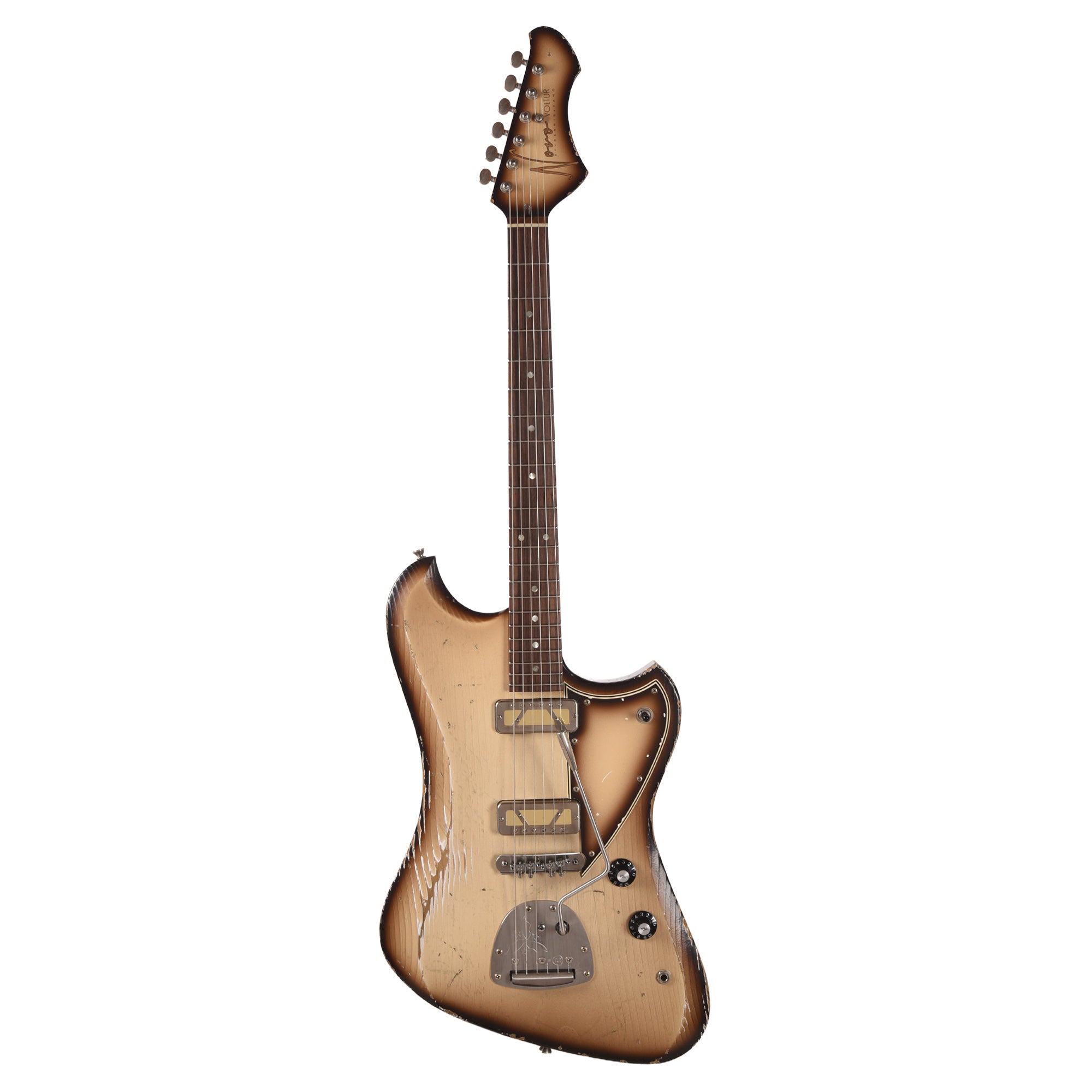 Novo Voltur J Medium Distress Toasted Marshmallow w/Novo Gold Foils by Lollar Electric Guitars / Solid Body