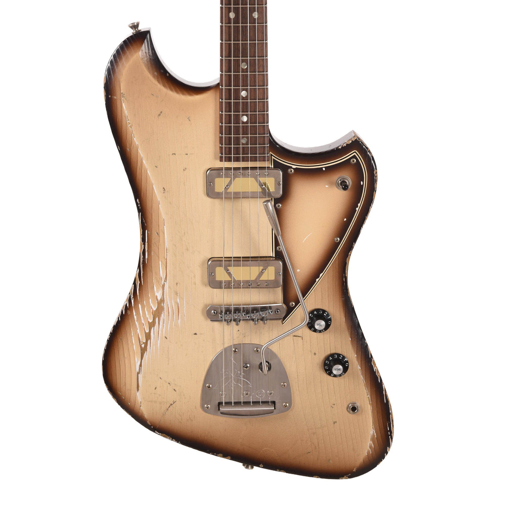 Novo Voltur J Medium Distress Toasted Marshmallow w/Novo Gold Foils by Lollar Electric Guitars / Solid Body