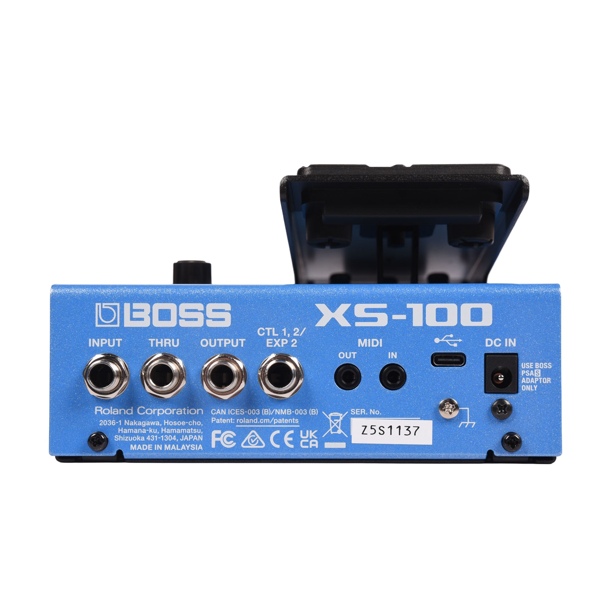 Boss XS-100 Poly Shifter Effects Pedal w/ On-board Expression Pedal