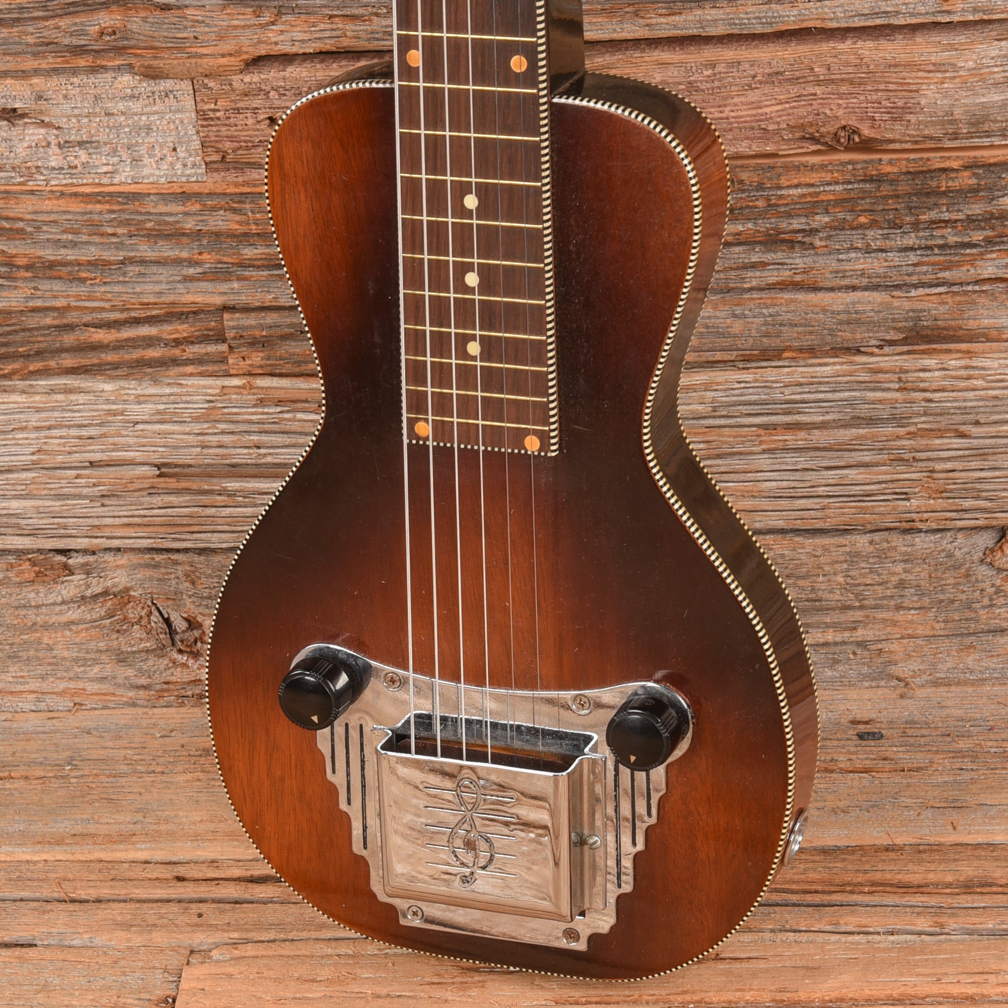 Oahu Tone Master Amp and Steel Guitar Natural 1960s Electric Guitars / Solid Body