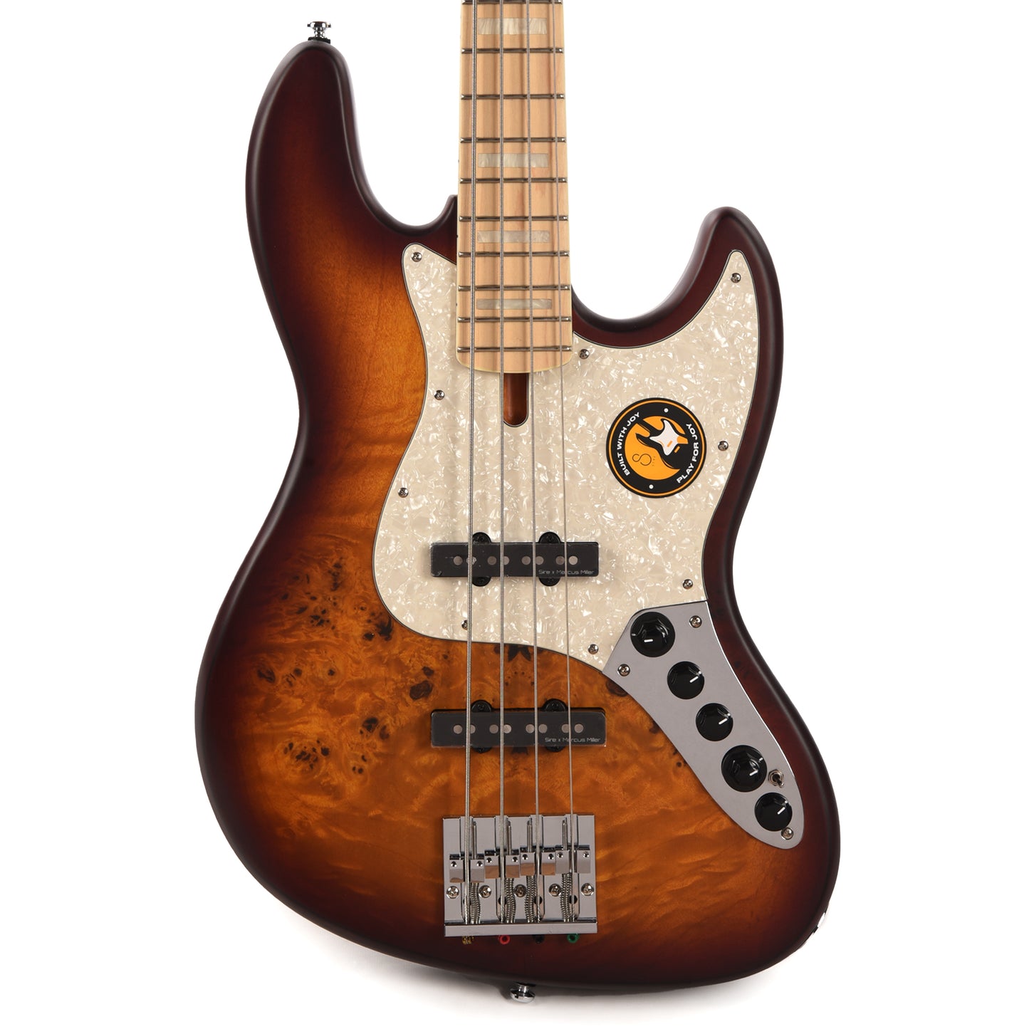Sire Marcus Miller V7 4-String Swamp Ash/Poplar Reissue Tobacco Sunburst Satin