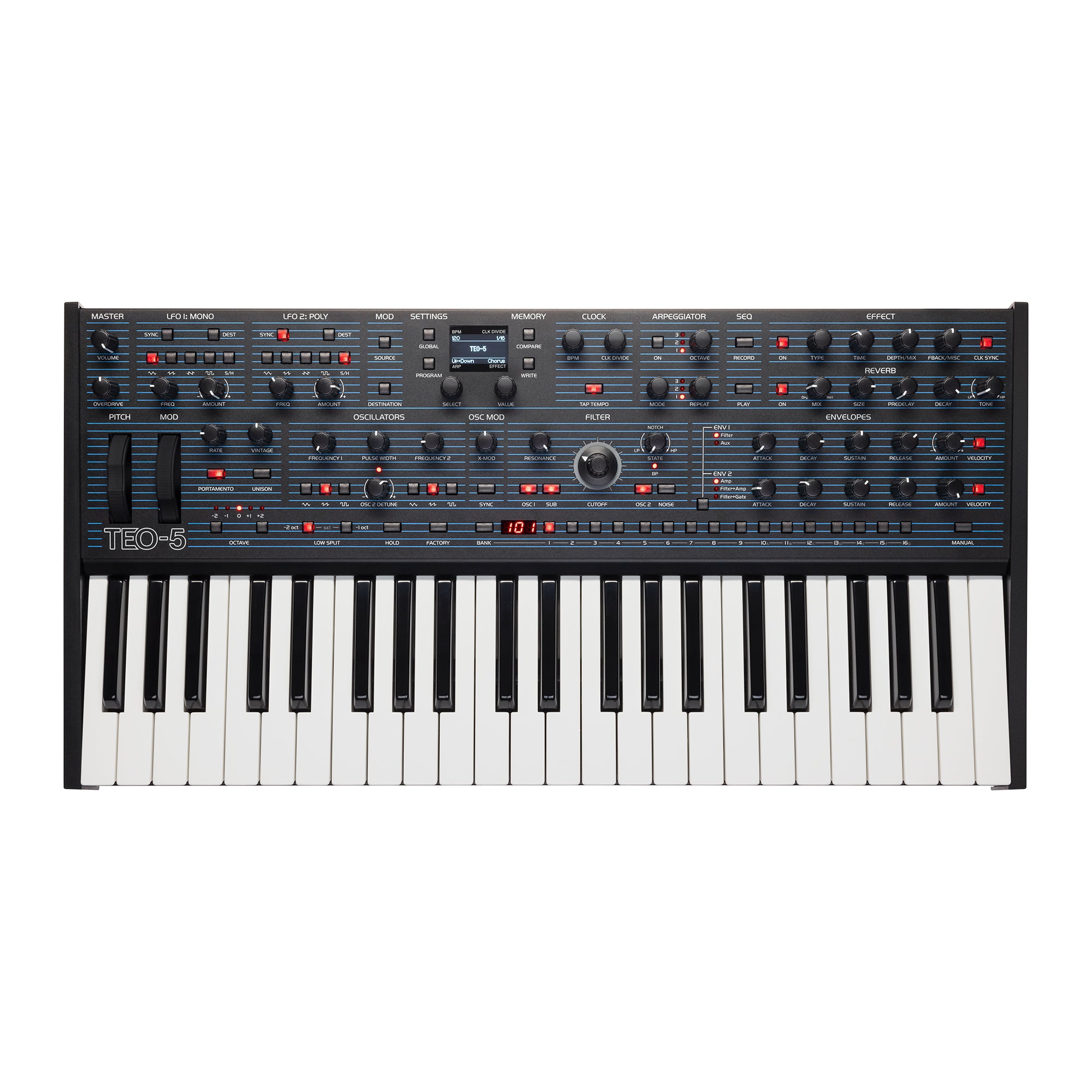 Oberheim TEO-5 5-Voice Analog Synthesizer Keyboards and Synths / Synths / Analog Synths