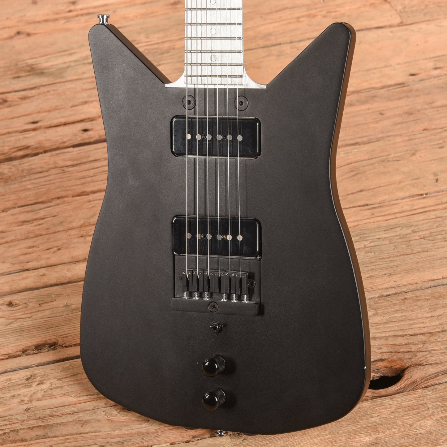 Obstructures 0.750b Machined Aluminum Electric Guitar Black Electric Guitars / Solid Body