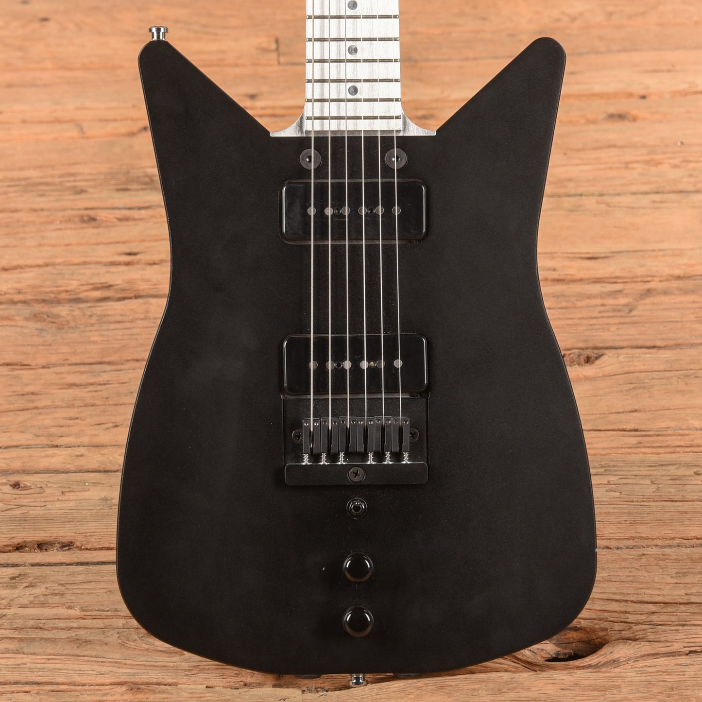 Obstructures 0.750b Machined Aluminum Electric Guitar Black Electric Guitars / Solid Body
