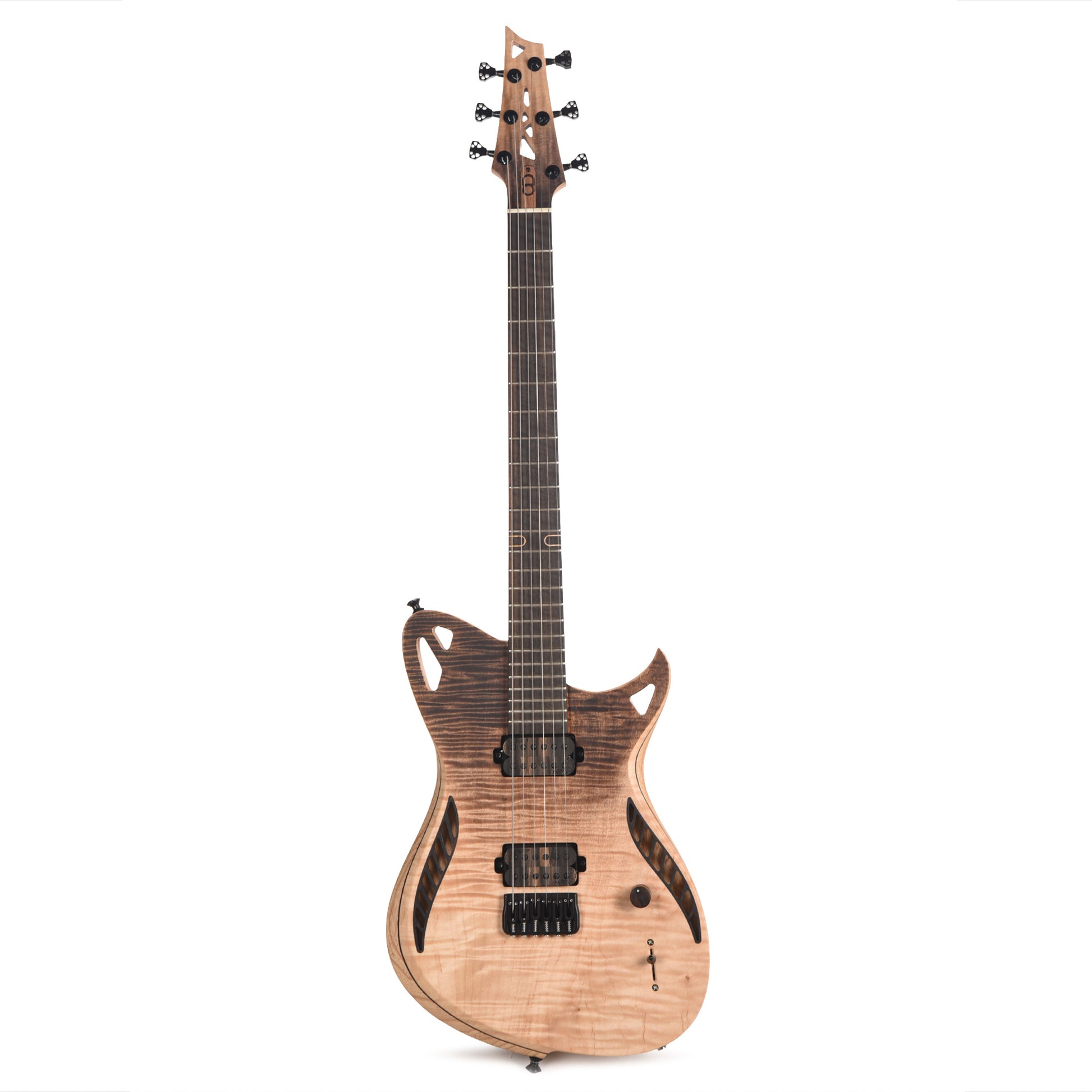 OD Guitars Athena Maple/Swamp Ash Satin Matte Antique Brown Wash w/ Bare Knuckle Polypaf Pickups Electric Guitars / Solid Body