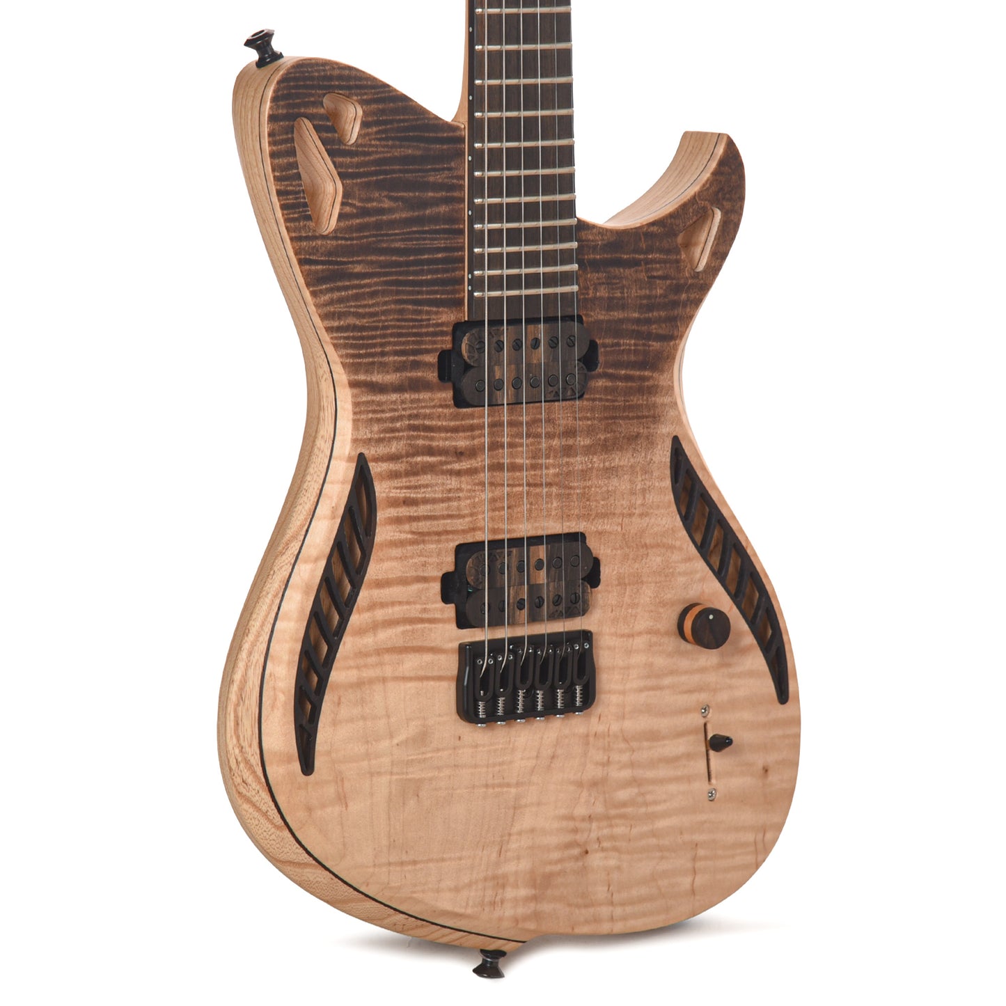 OD Guitars Athena Maple/Swamp Ash Satin Matte Antique Brown Wash w/ Bare Knuckle Polypaf Pickups Electric Guitars / Solid Body