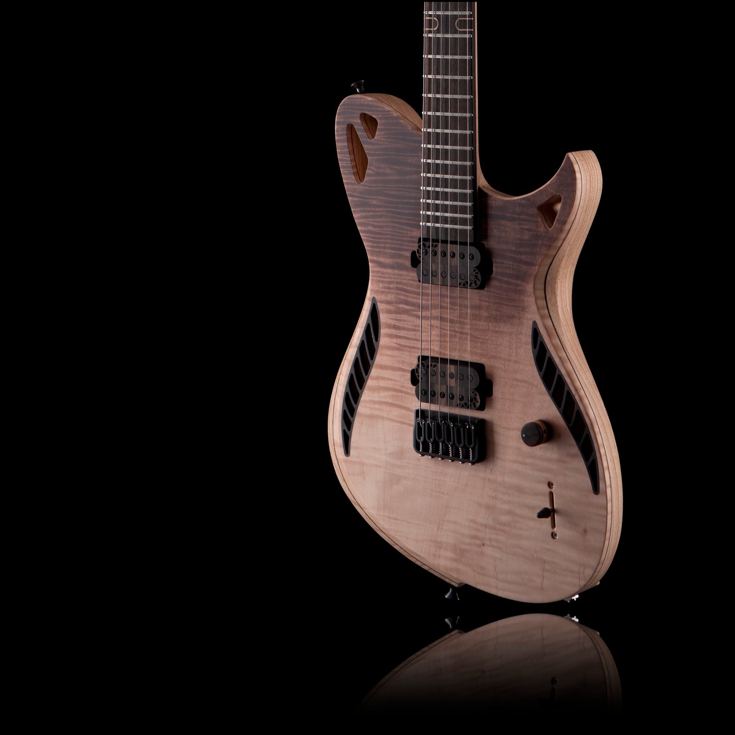 OD Athena Satin Matte Antique Brown Wash w/Bare Knuckle Polypaf Humbuckers