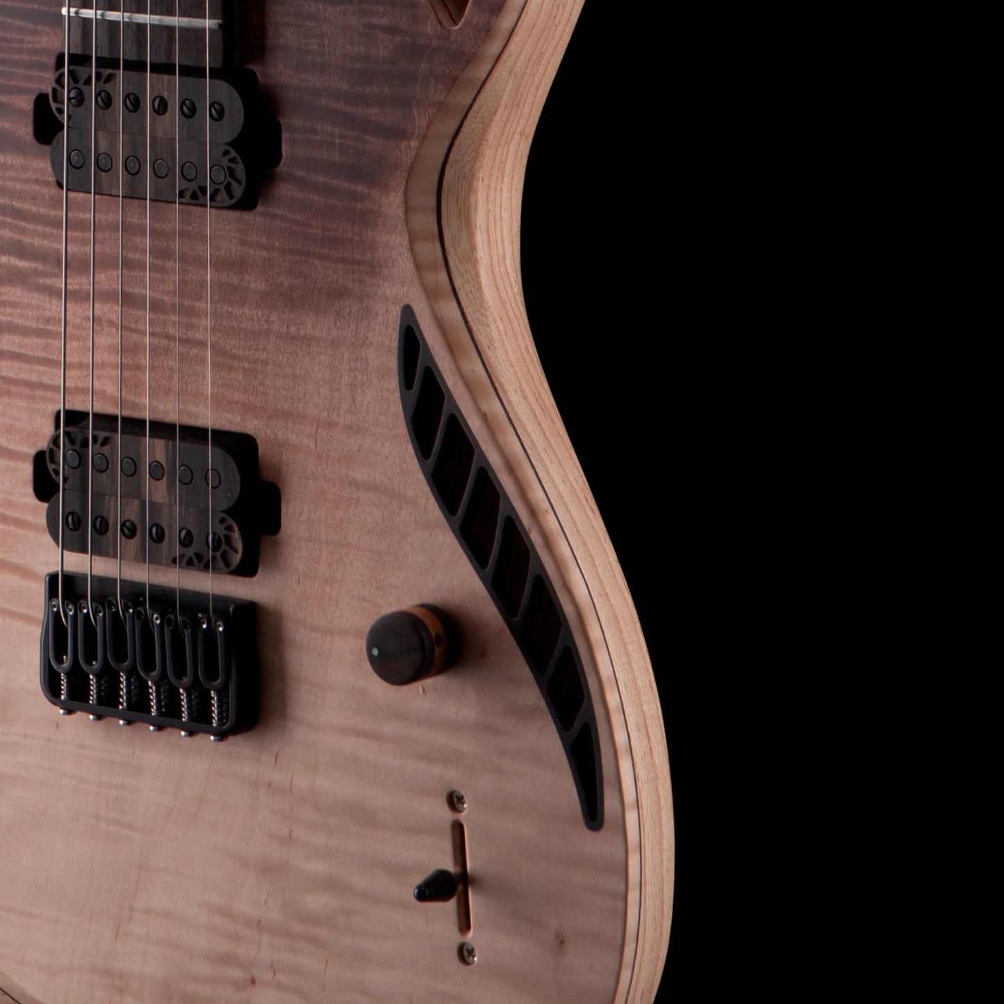 OD Athena Satin Matte Antique Brown Wash w/Bare Knuckle Polypaf Humbuckers