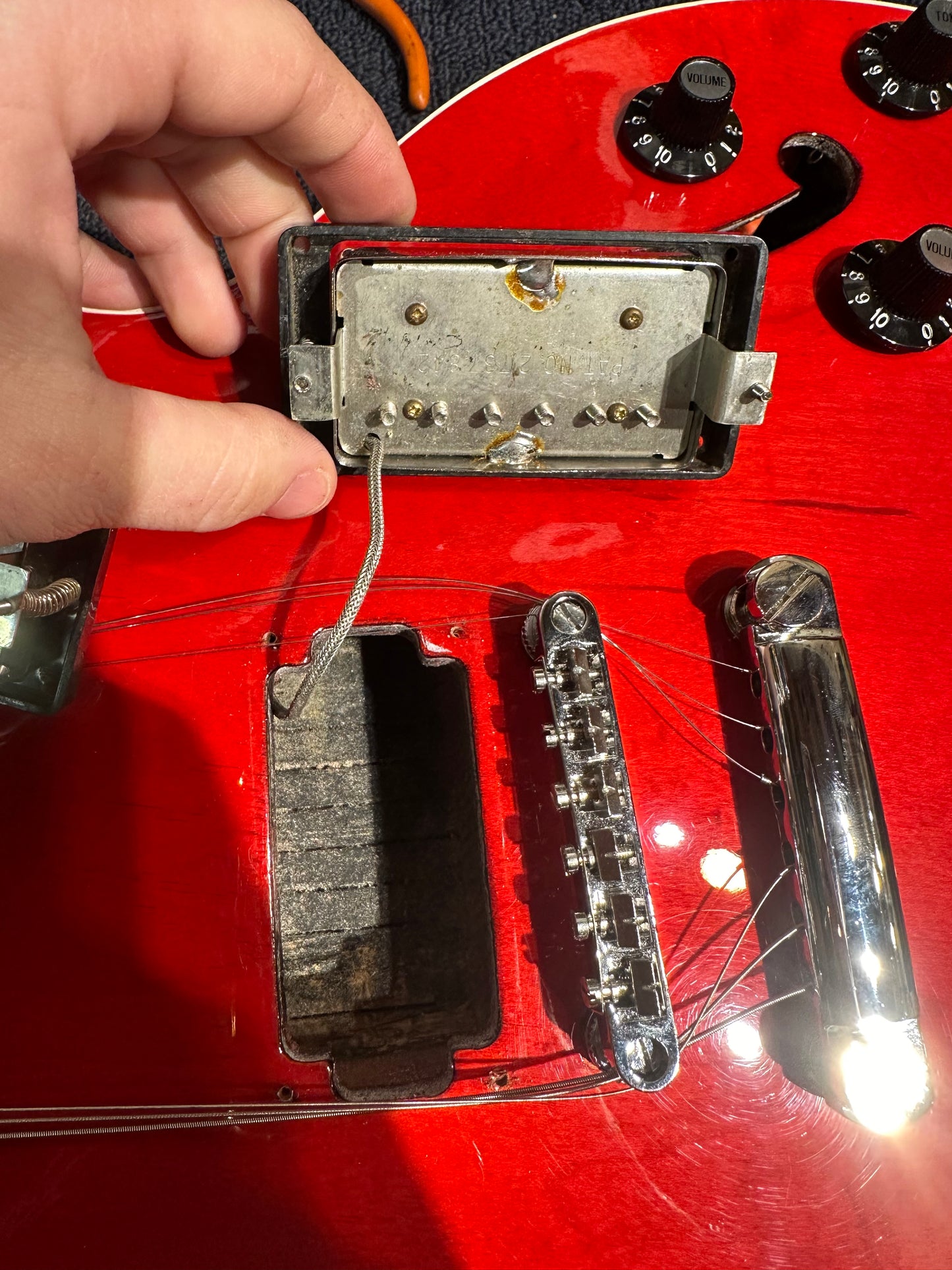 Gibson ES-335 Cherry Refin 1969