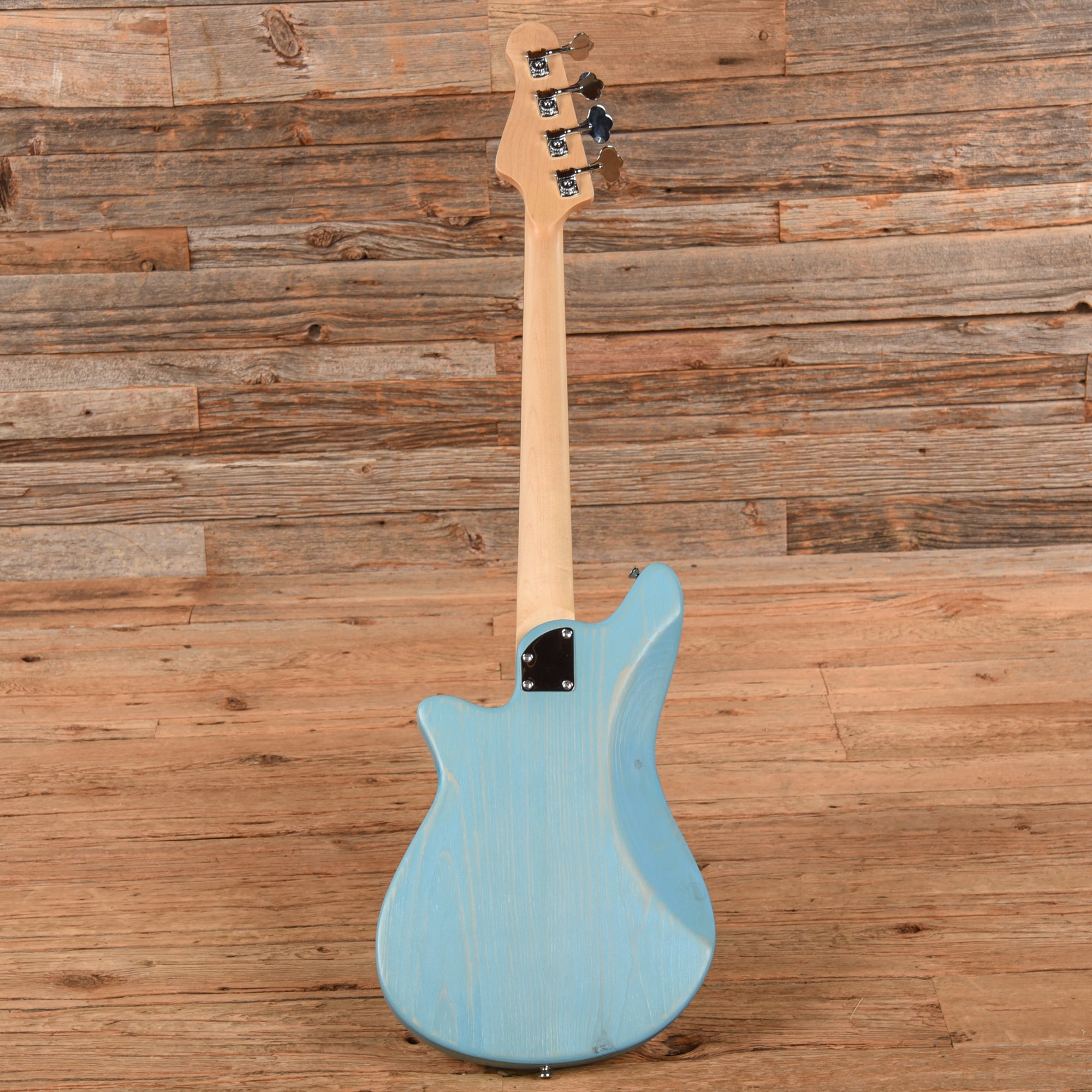 Offbeat Guitars Shelby Bass Blue Bass Guitars / 4-String