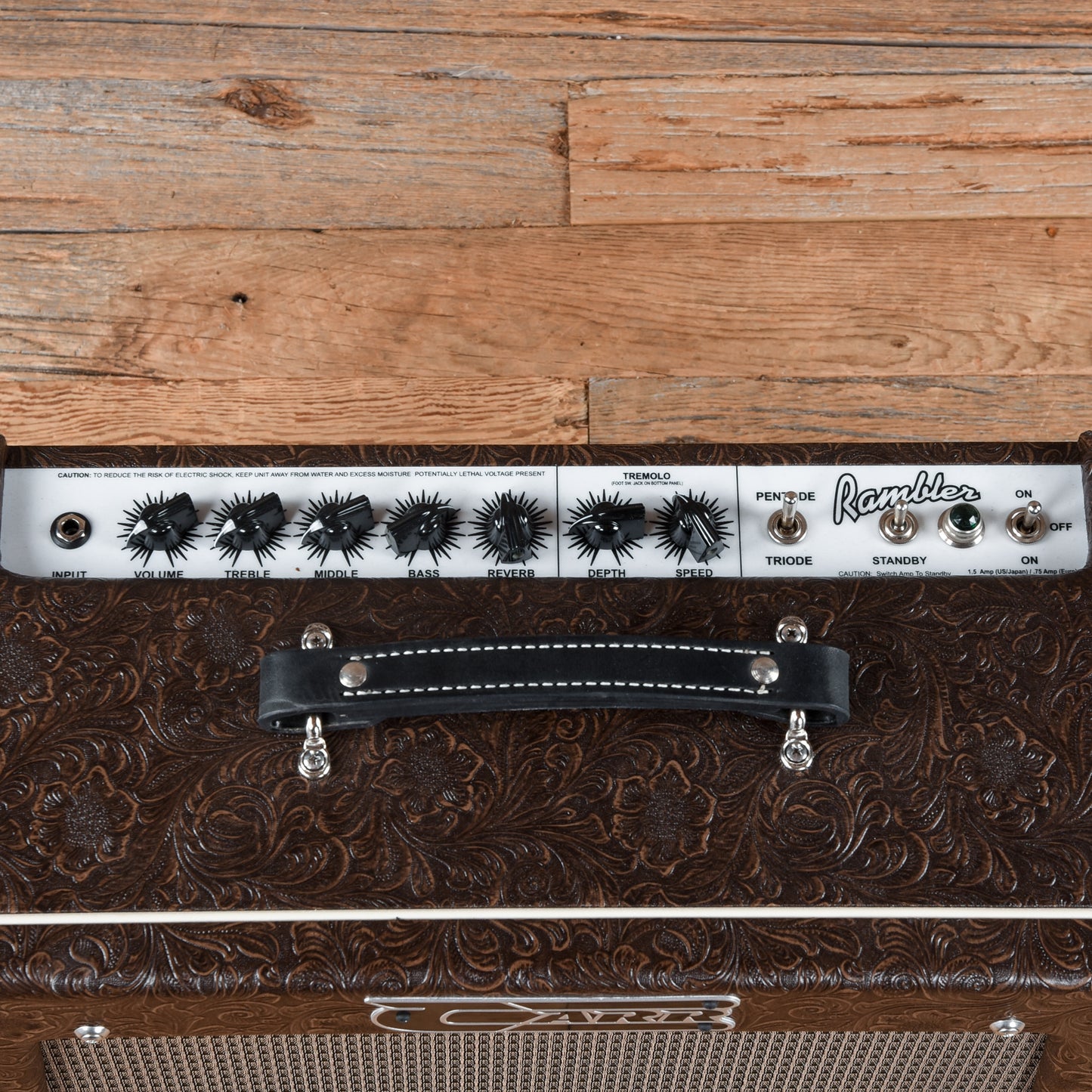 Carr Rambler 28/14W 1x12 6L6 Class A Tremolo & Reverb Combo Cowboy w/Footswitch