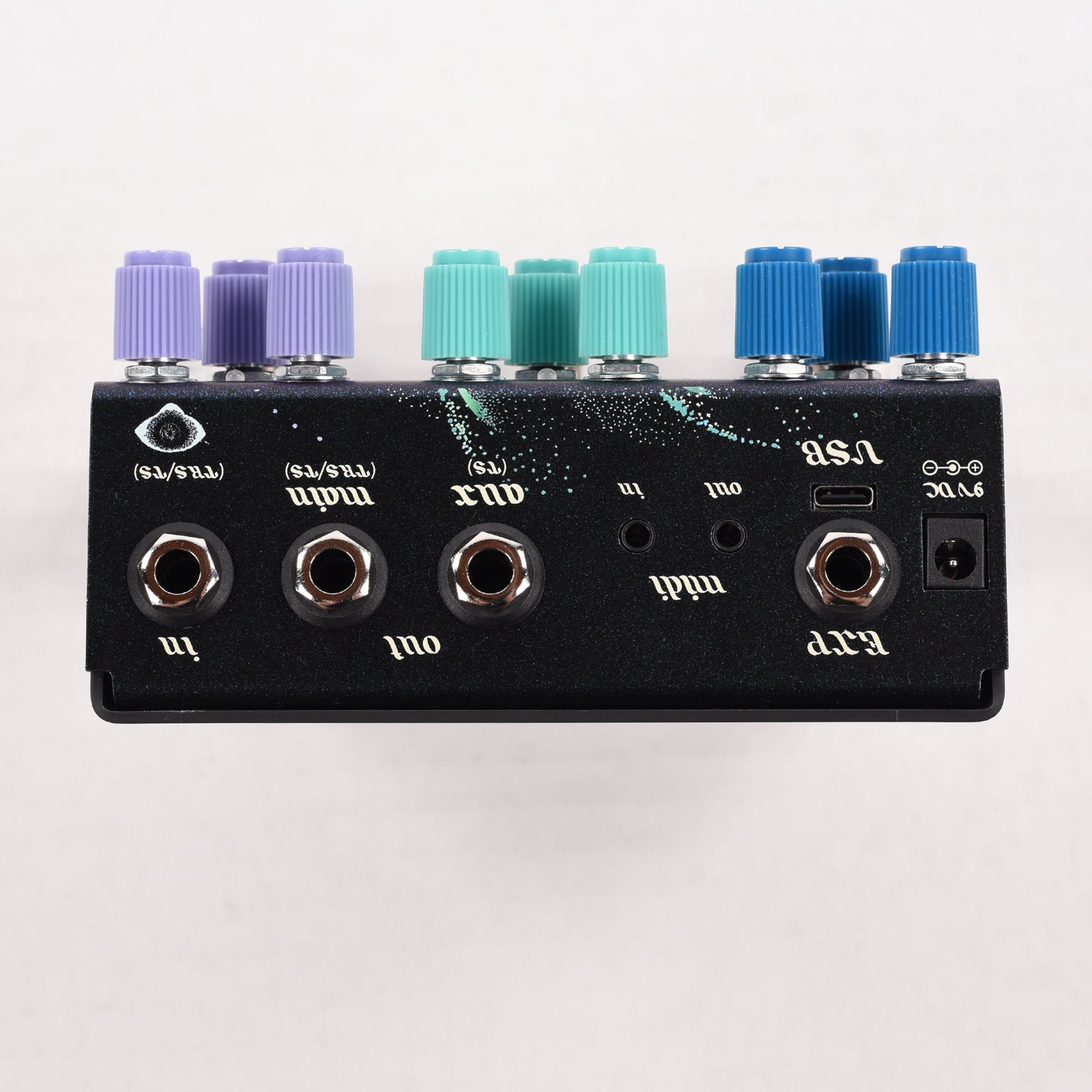 Old Blood Noise Endeavors Beam Splitter V2 Cool (Blue) Advanced Trereo Distortion Pedal Effect Pedals